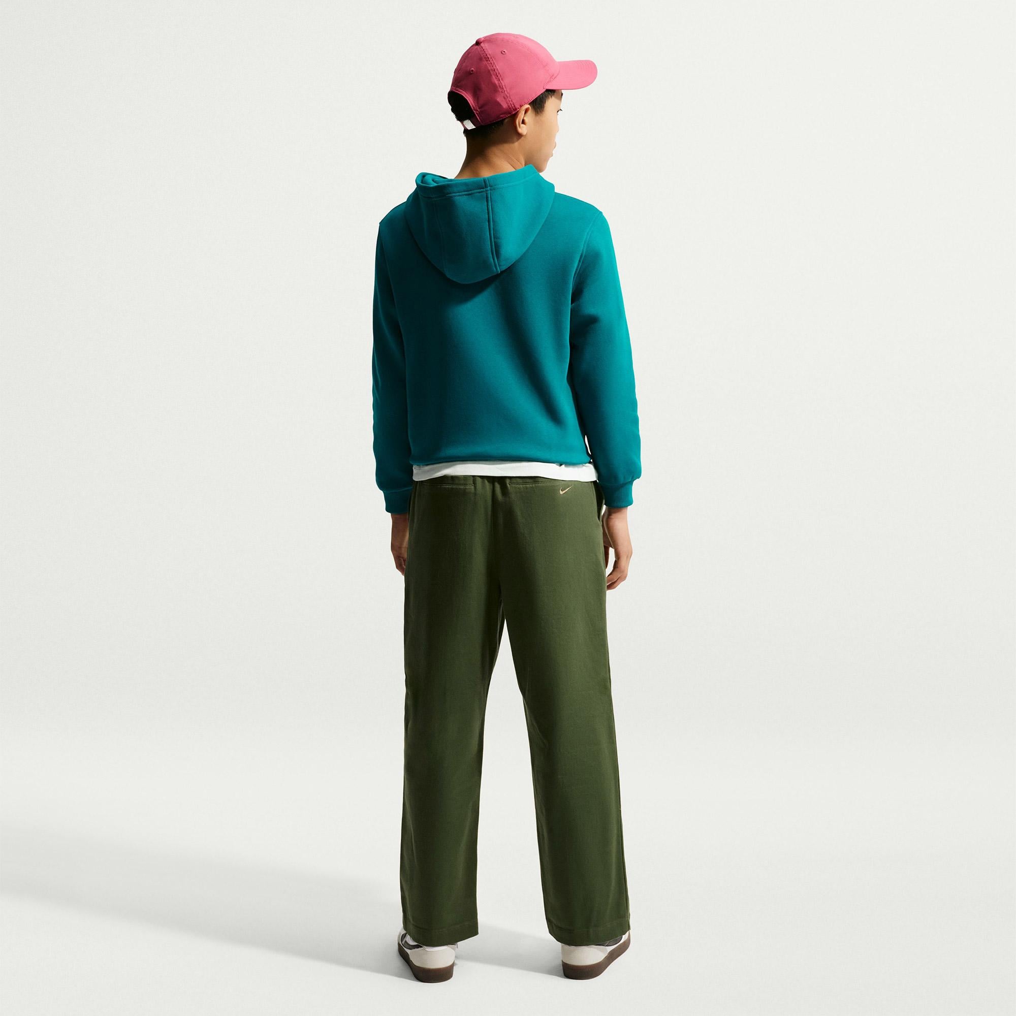 Nike Sportswear Club Fleece Genç Çocuk Yeşil Hoodie