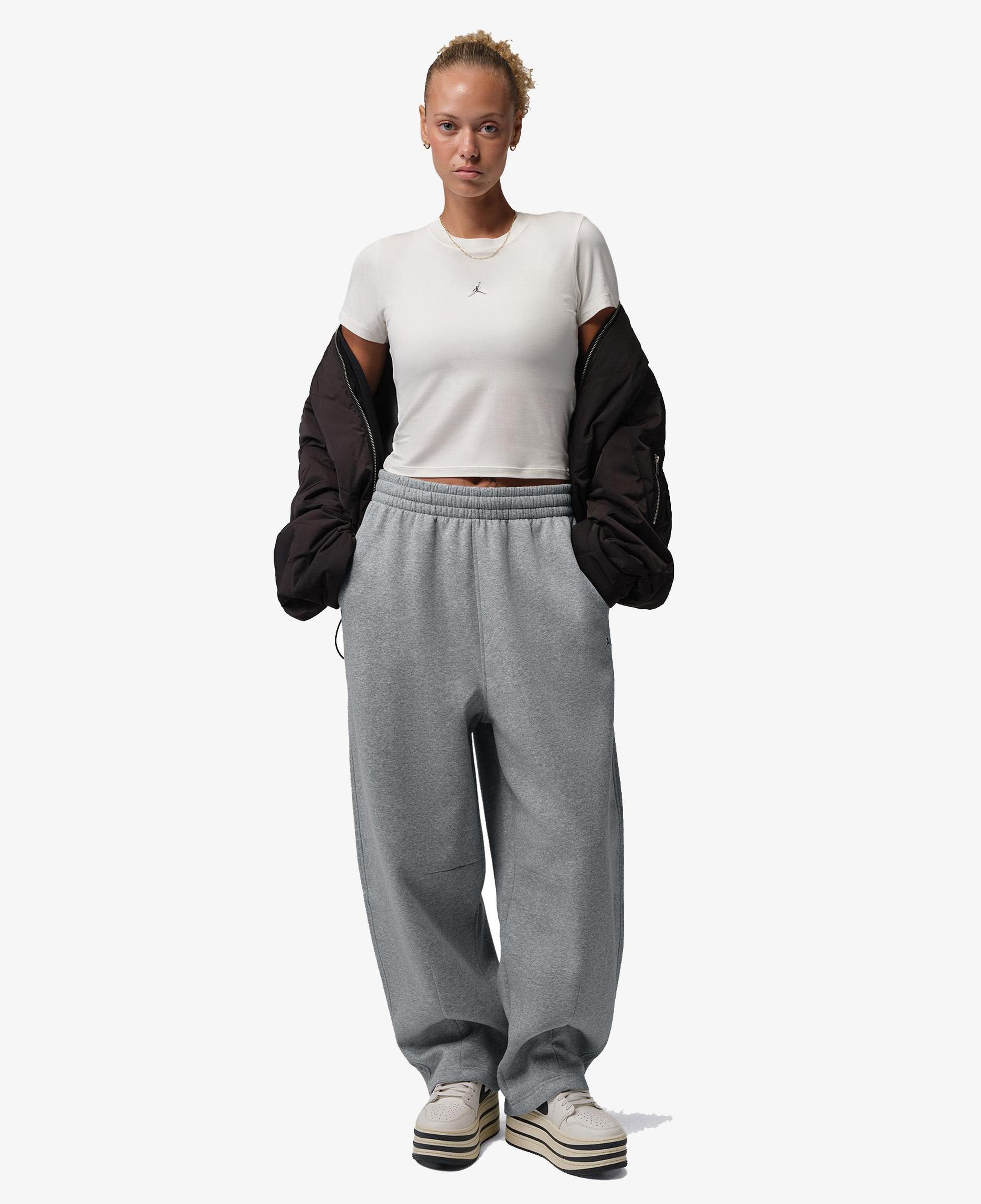 Jordan Brooklyn Fleece Kadın Gri Eşofman Altı
