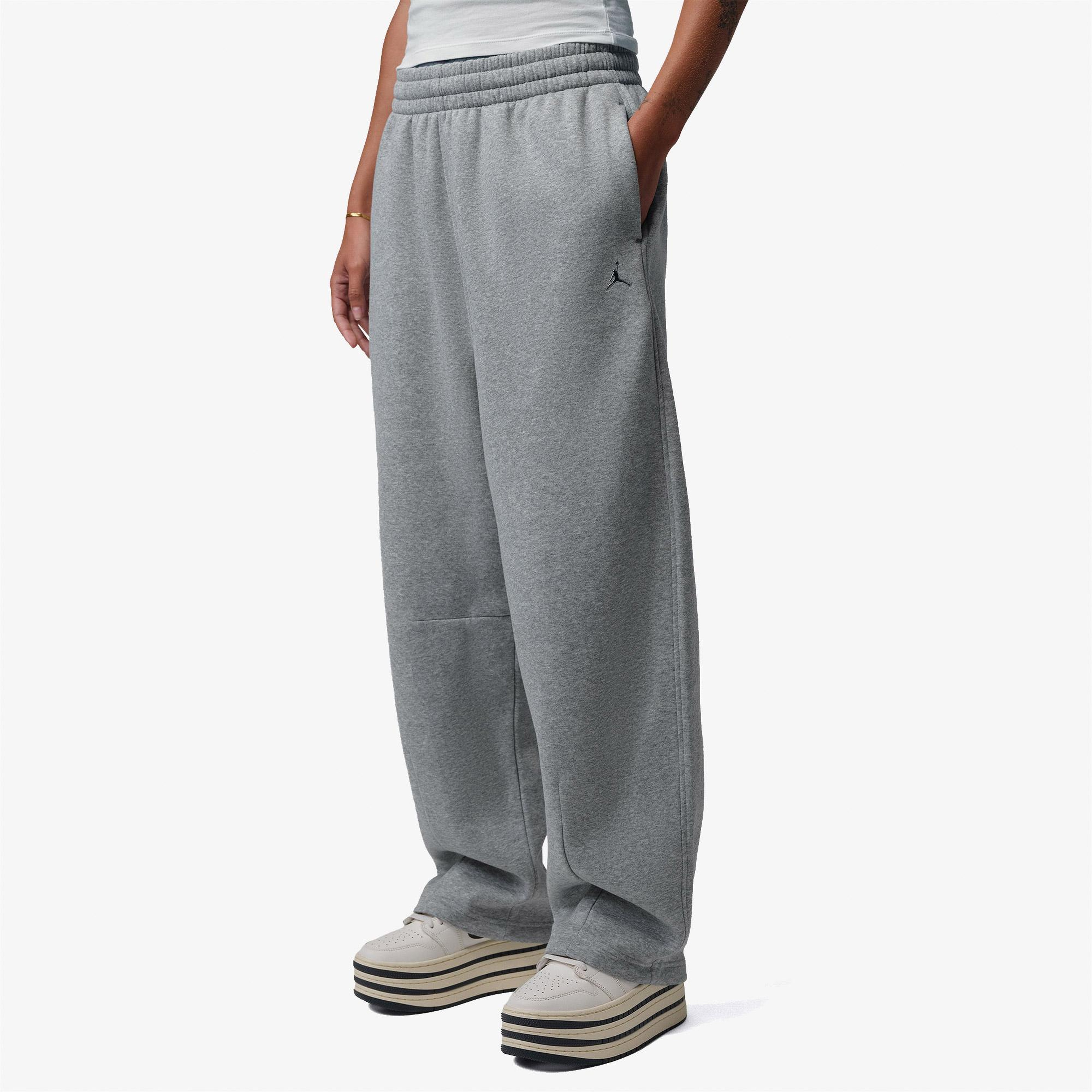 Jordan Brooklyn Fleece Kadın Gri Eşofman Altı