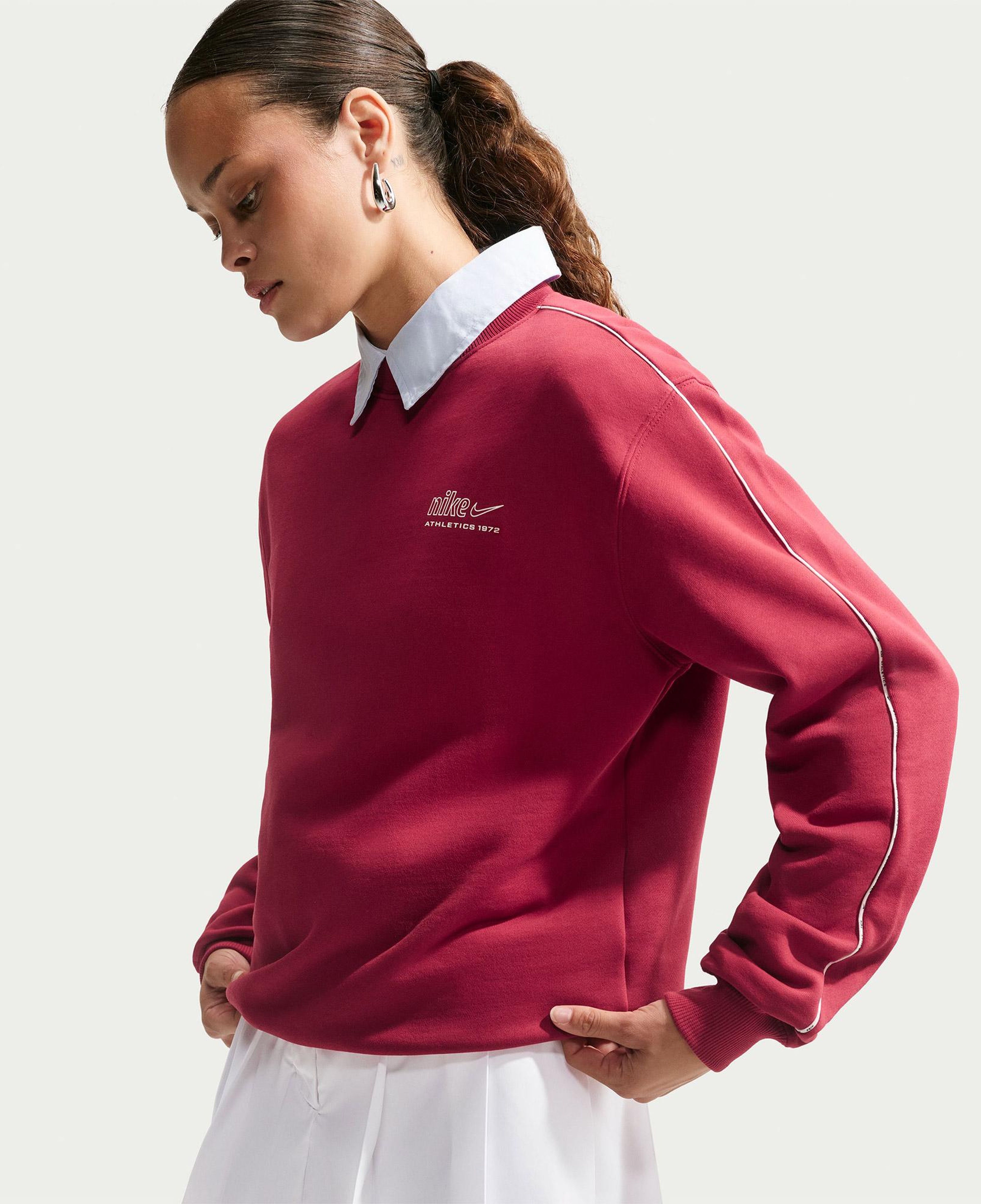 Nike Studio Fleece Kadın Pembe Sweatshirt