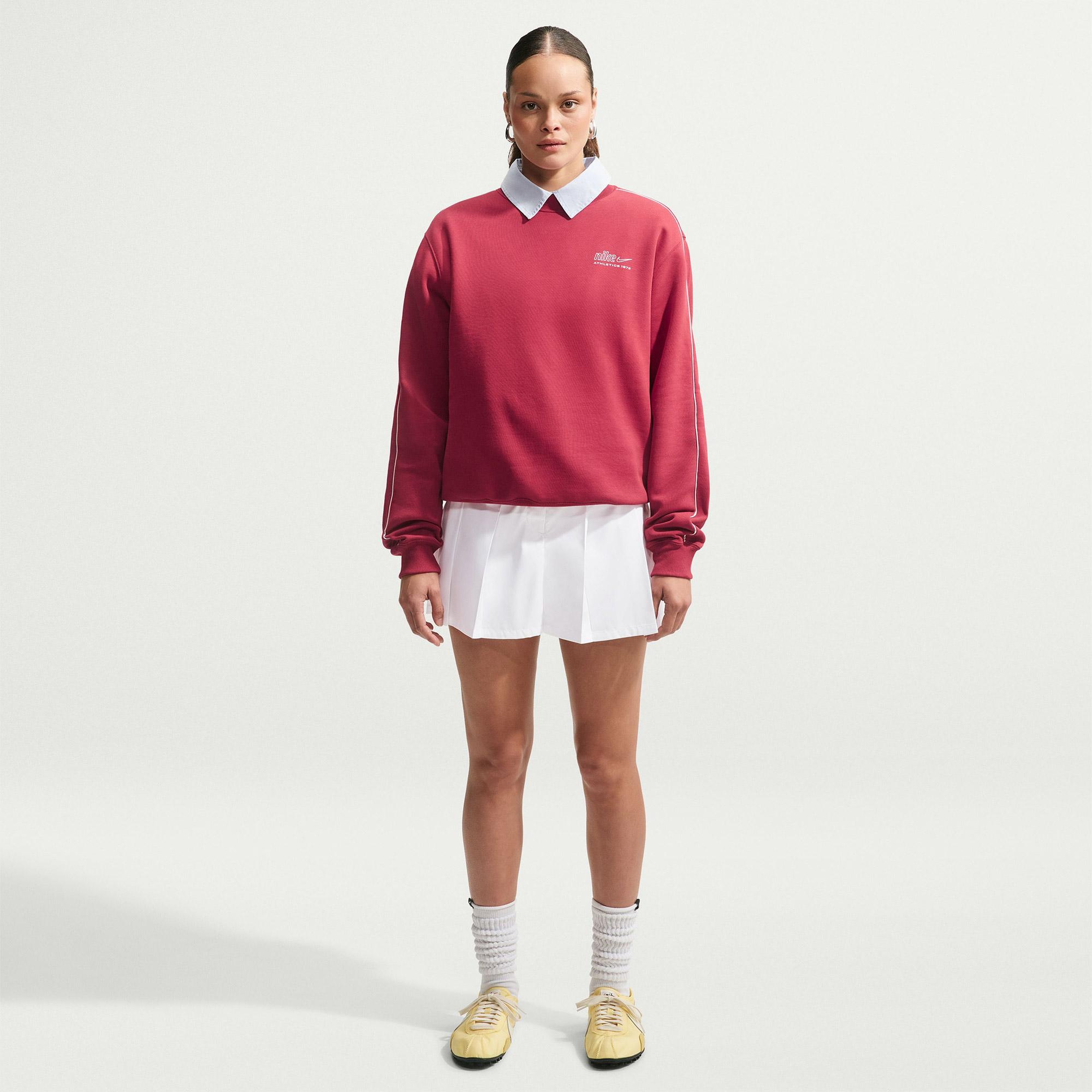 Nike Studio Fleece Kadın Pembe Sweatshirt