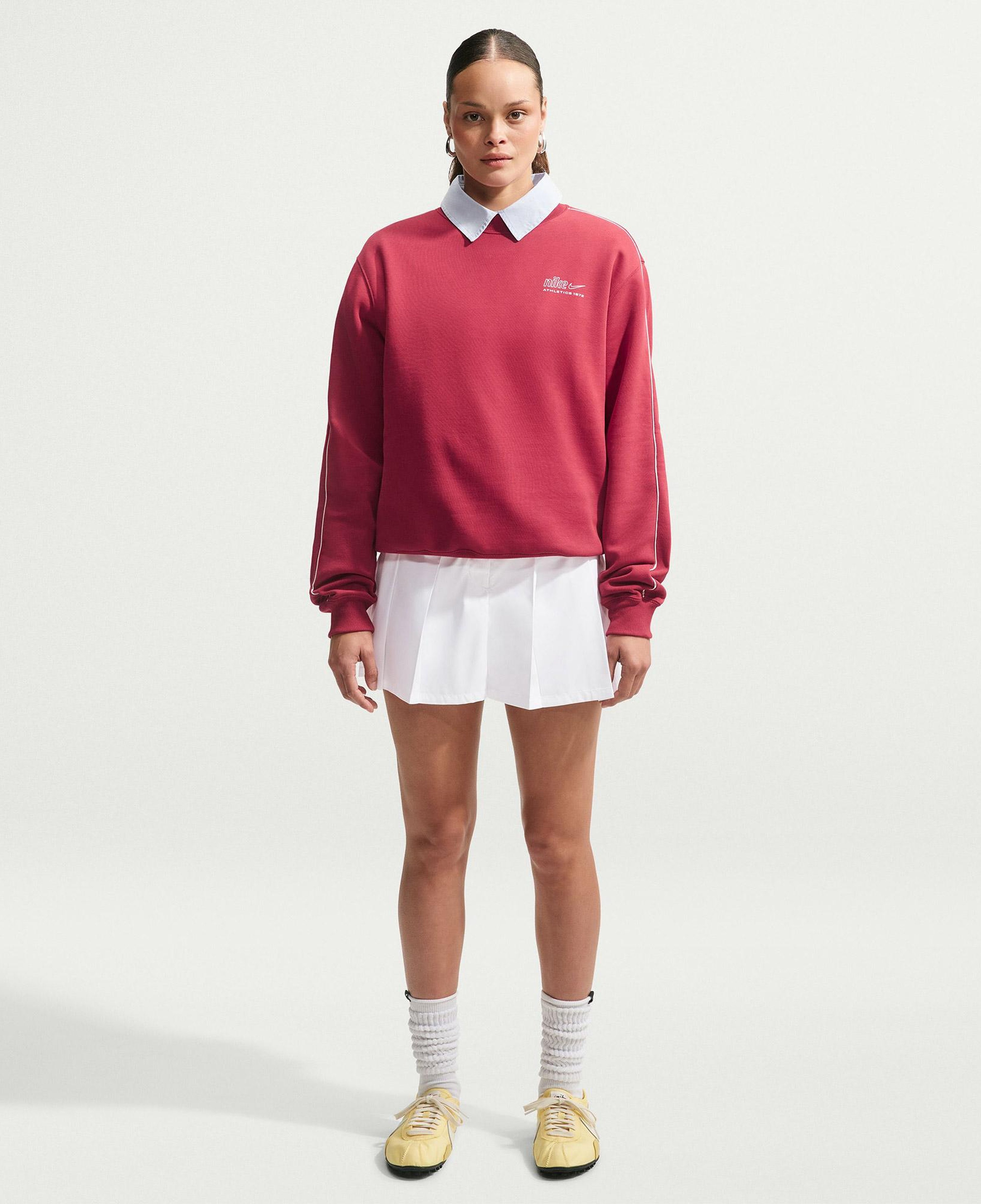 Nike Studio Fleece Kadın Pembe Sweatshirt