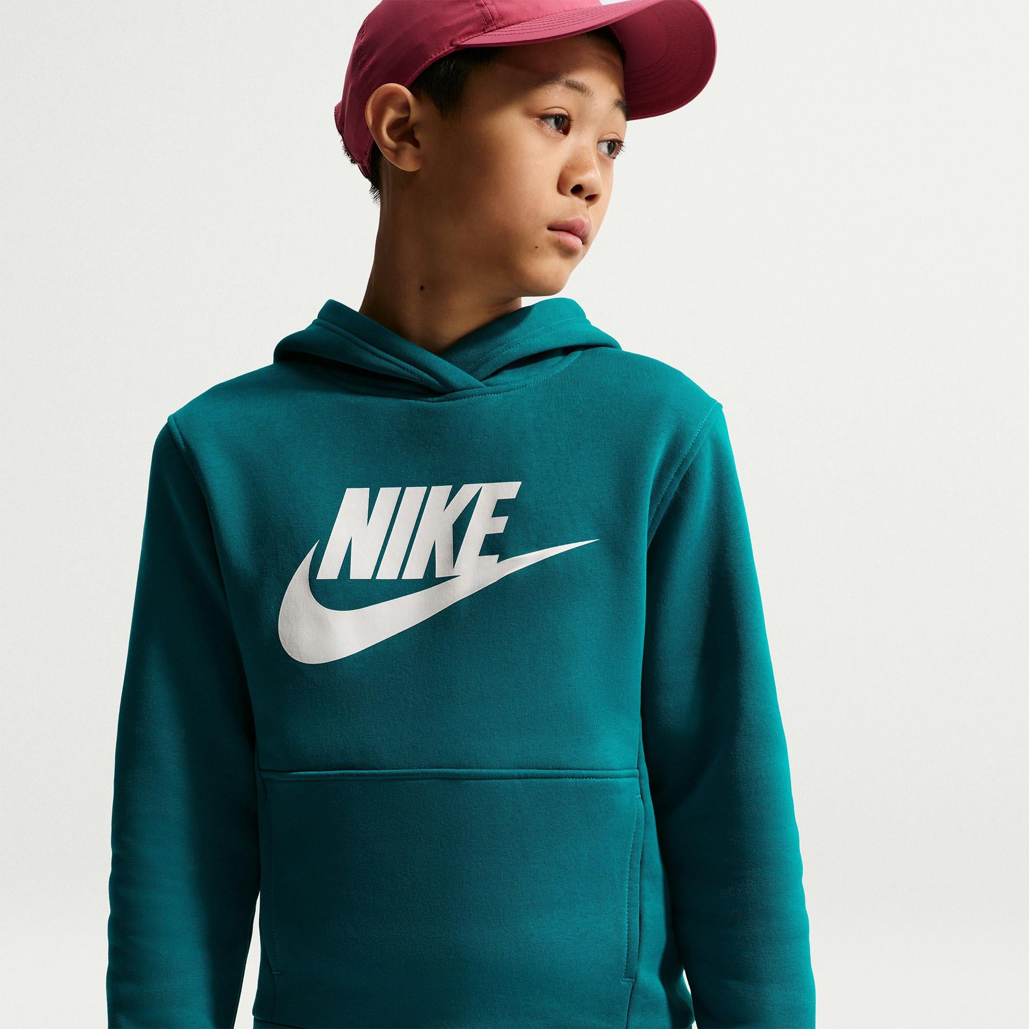 Nike Sportswear Club Fleece Genç Çocuk Yeşil Hoodie