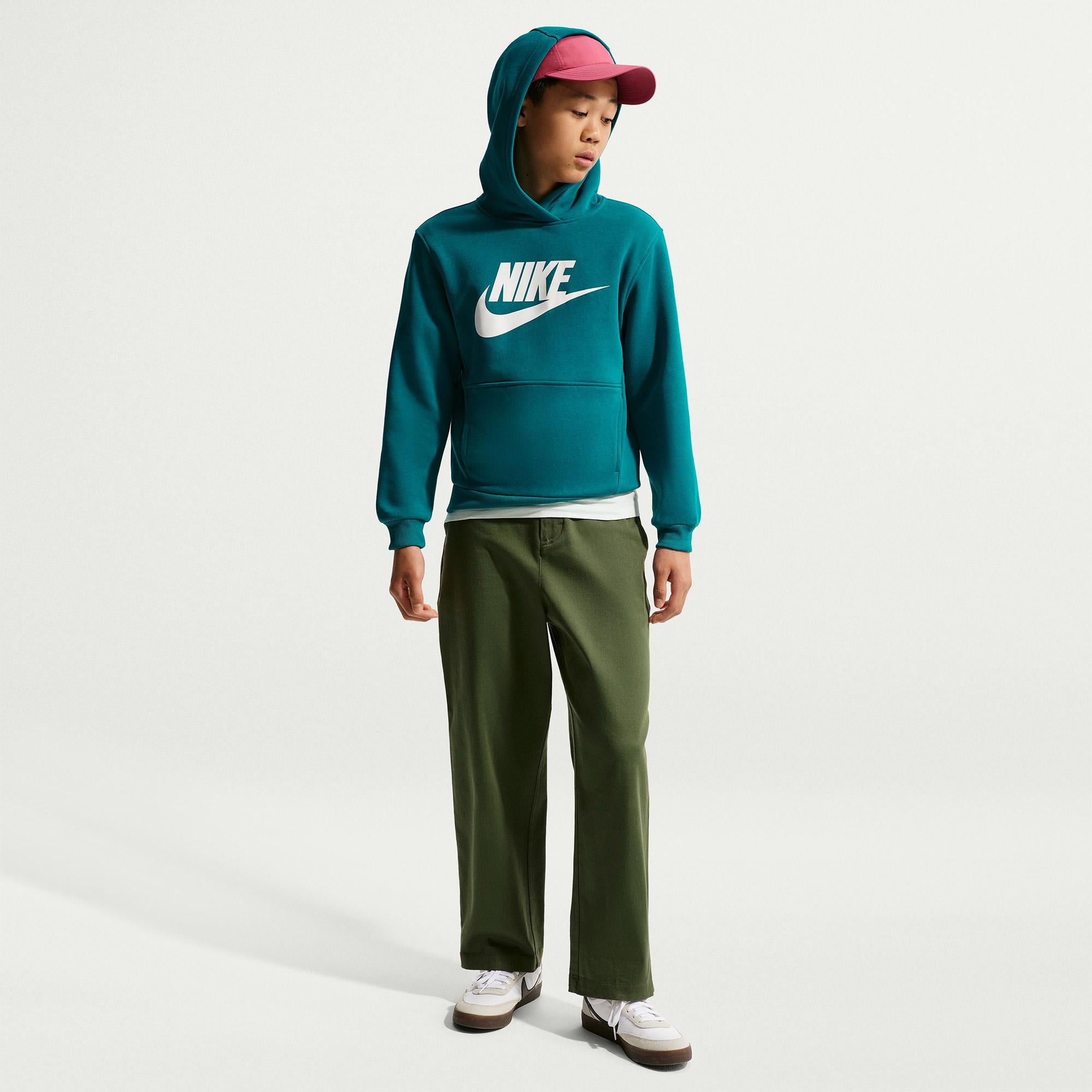 Nike Sportswear Club Fleece Genç Çocuk Yeşil Hoodie