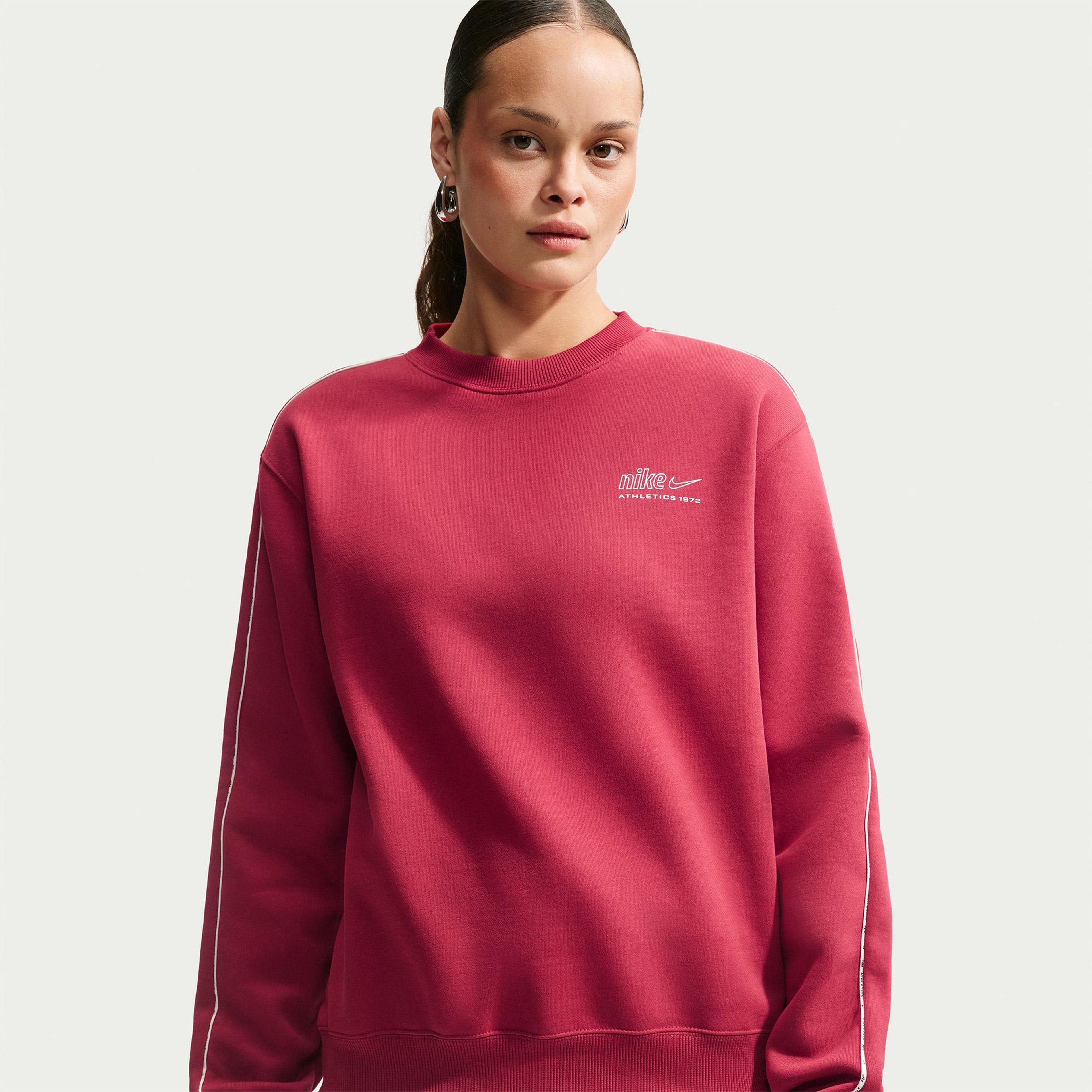 Nike Studio Fleece Kadın Pembe Sweatshirt