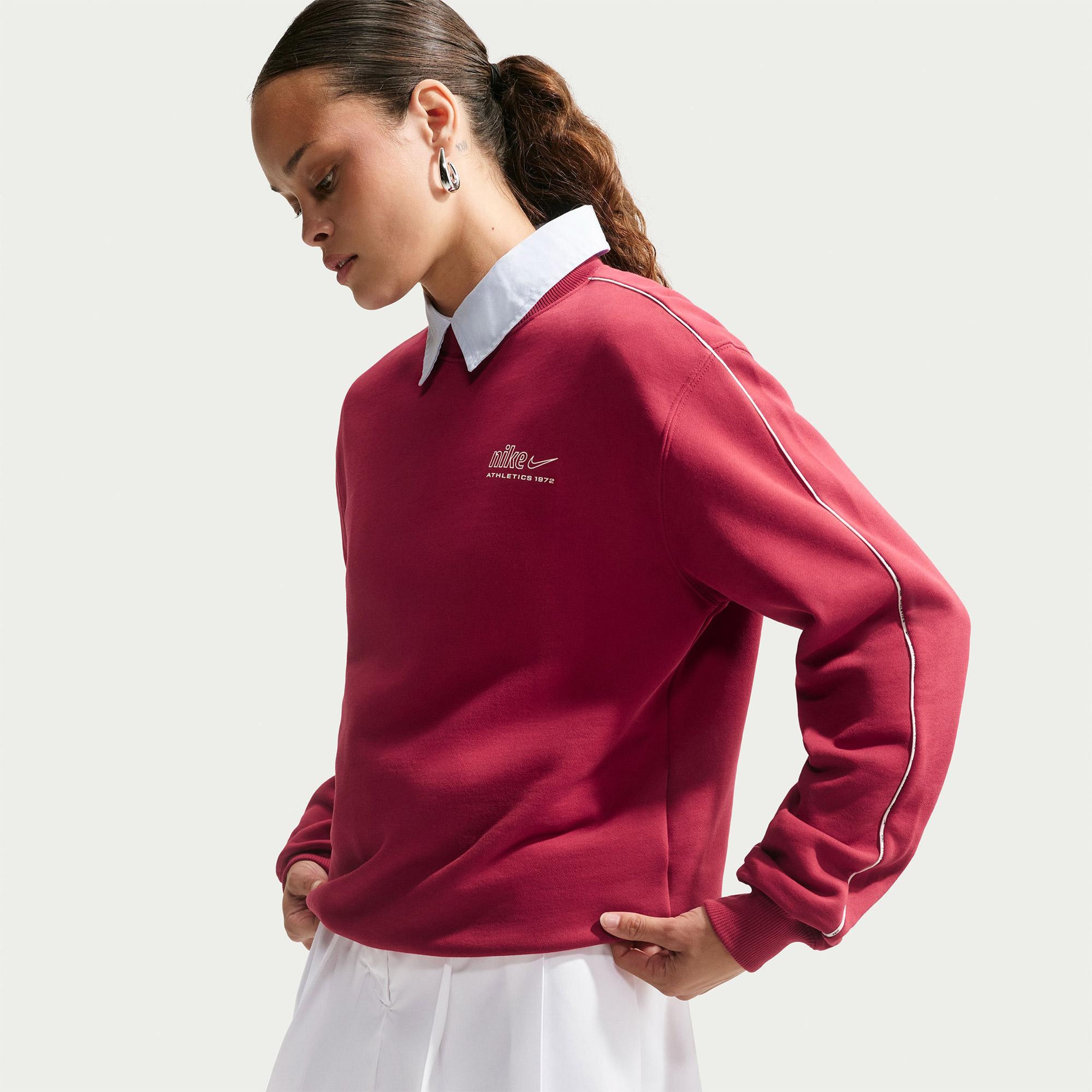 Nike Studio Fleece Kadın Pembe Sweatshirt