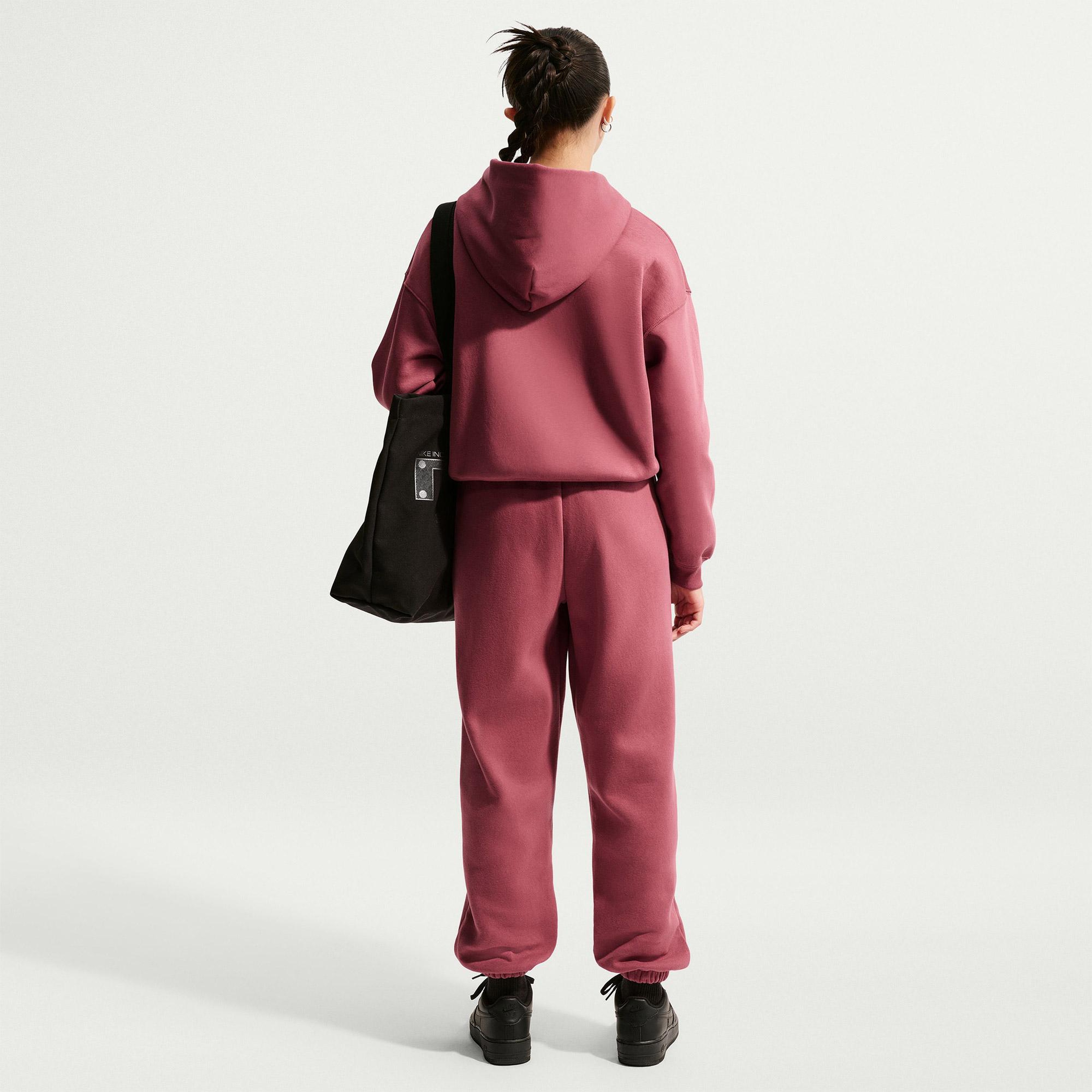 Nike Sportswear Studio Fleece Genç Çocuk Pembe Eşofman Üstü