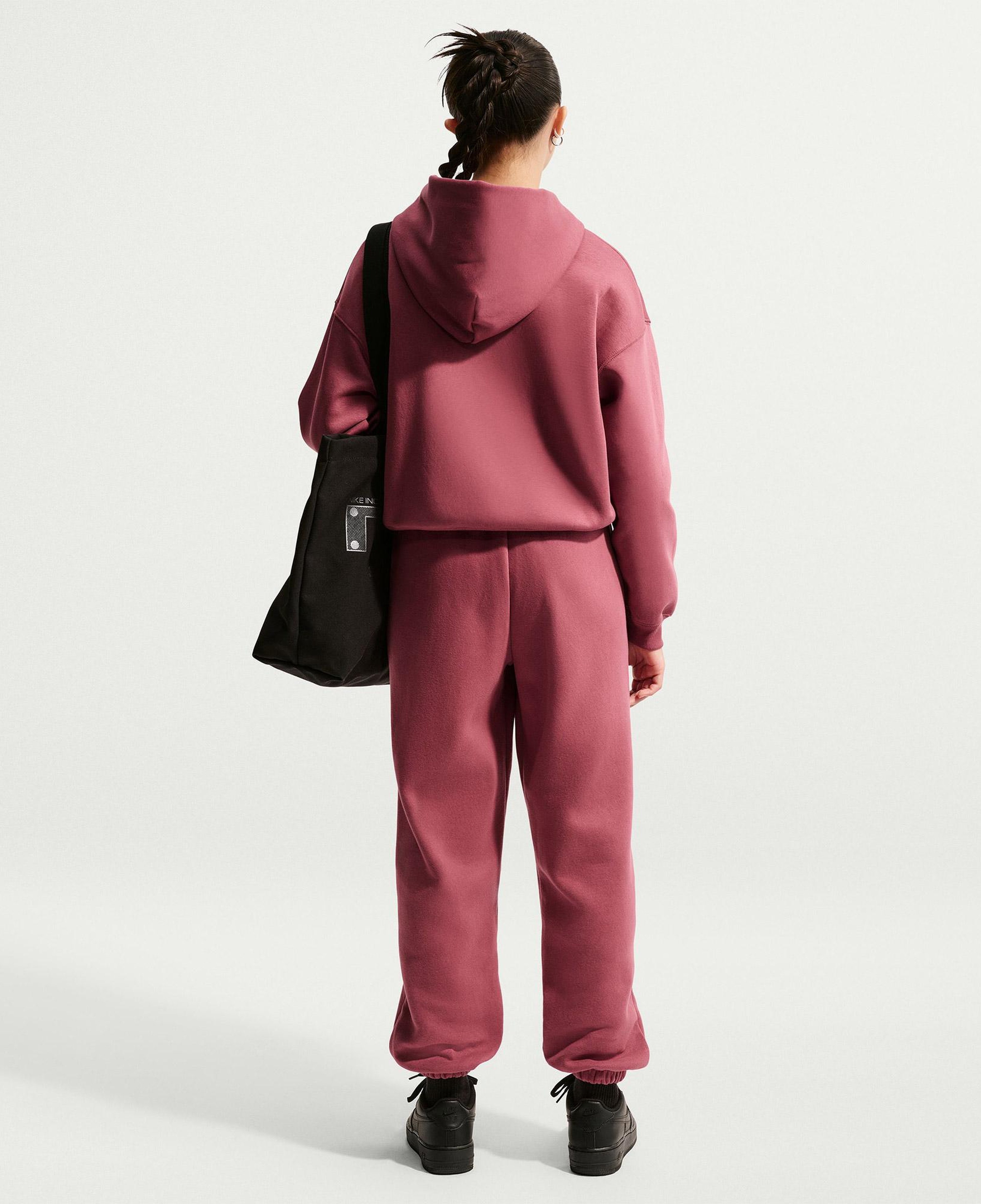 Nike Sportswear Studio Fleece Genç Çocuk Pembe Eşofman Üstü
