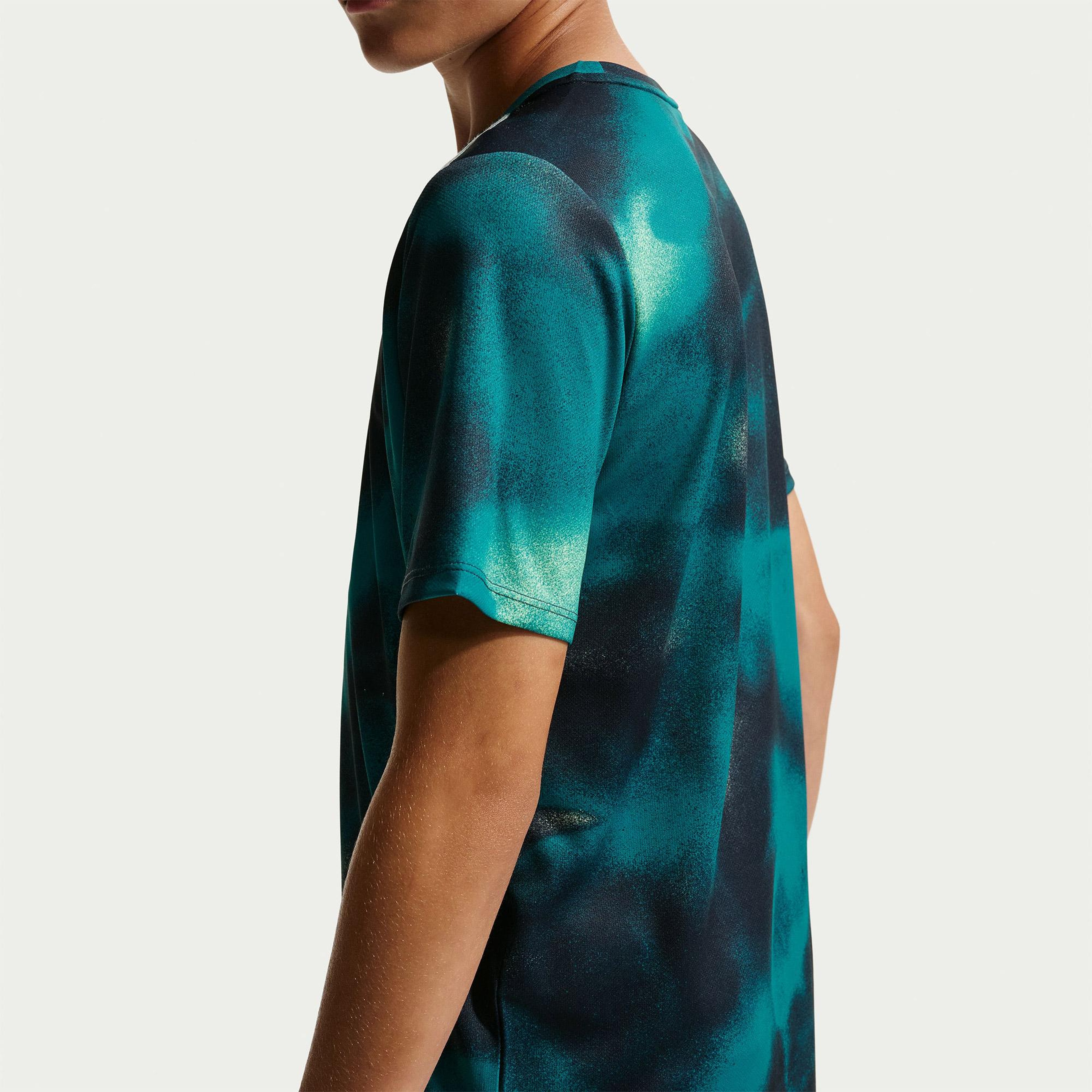 Nike Dri-Fit Miler Genç Çocuk Yeşil T-Shirt