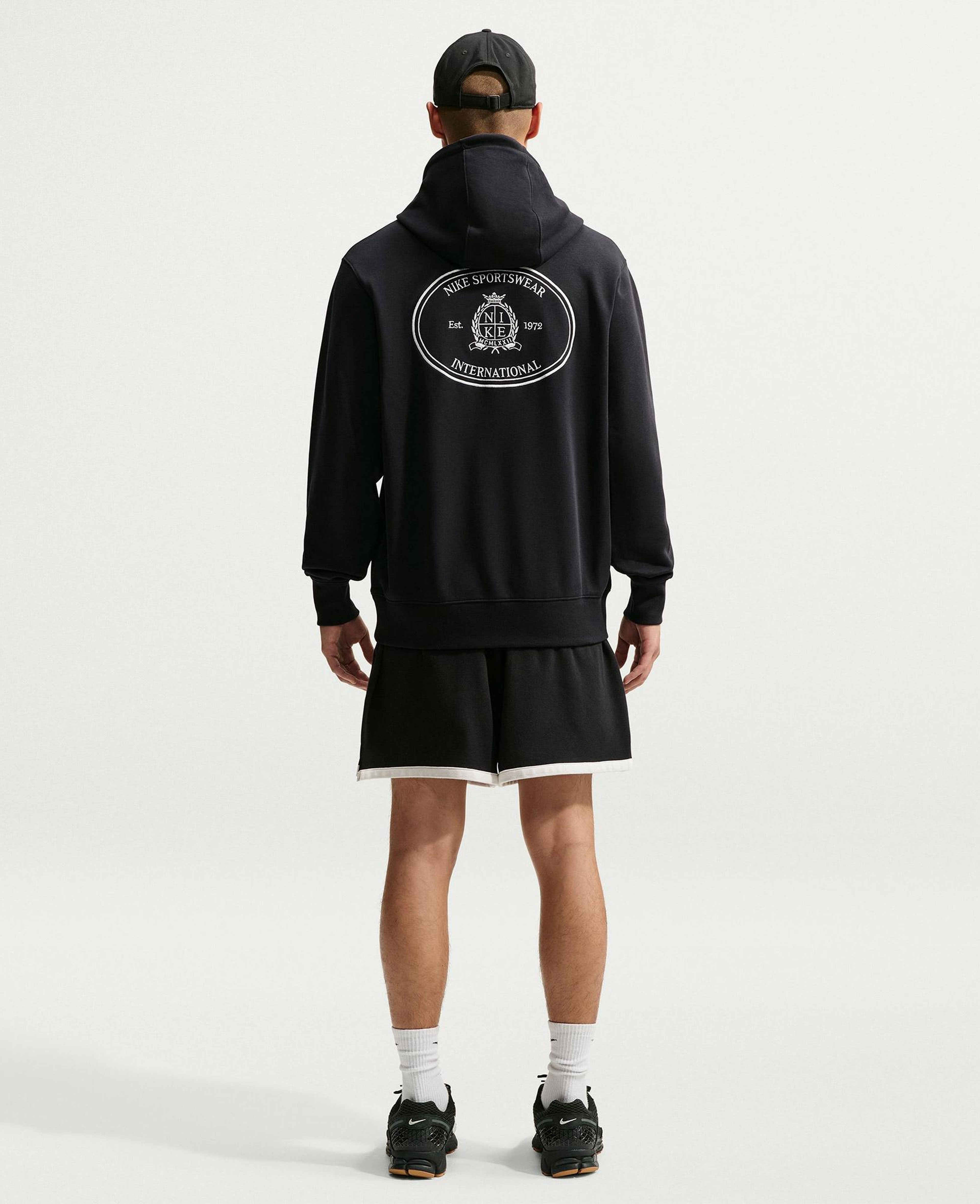 Nike Sportswear Club Erkek Siyah Hoodie