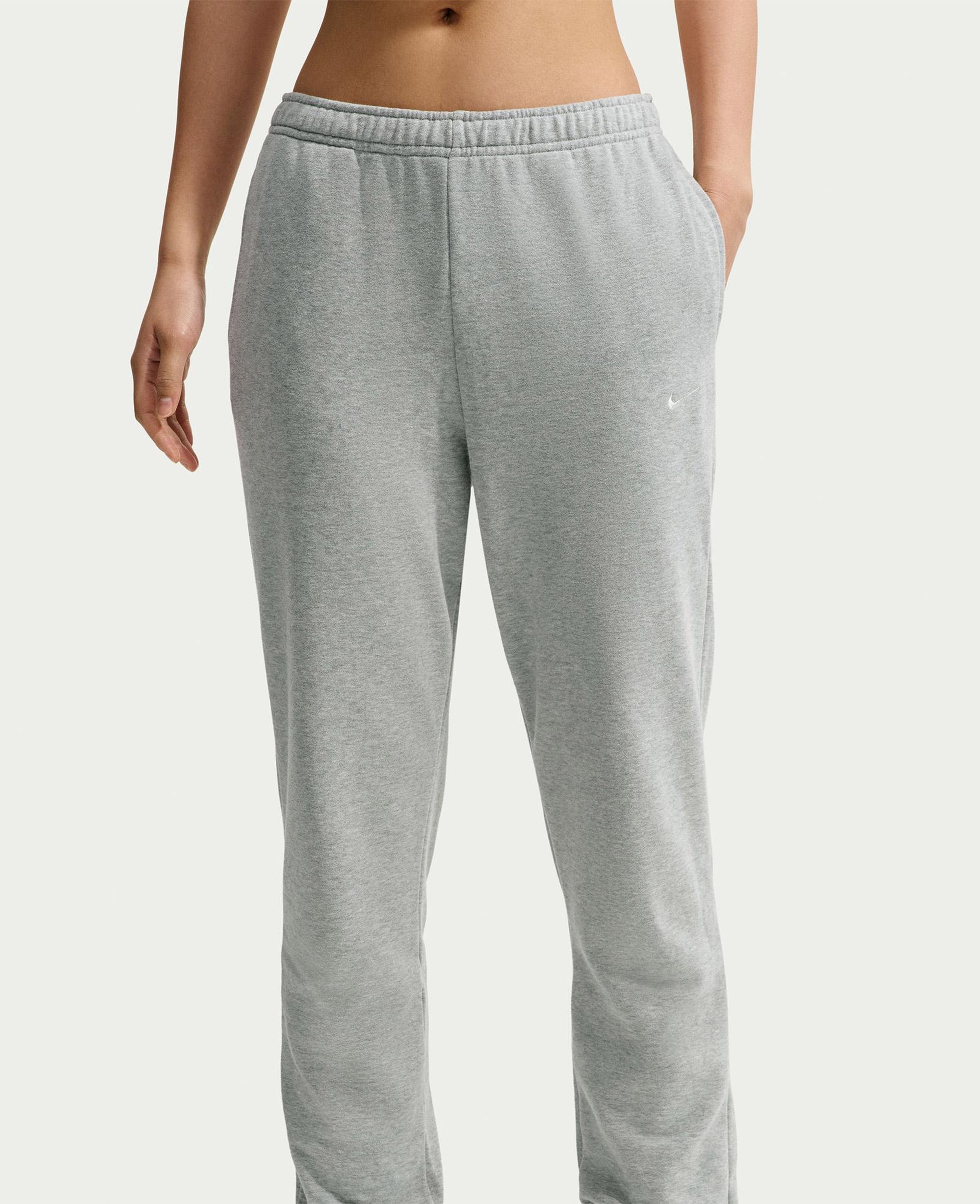 Nike Studio Fleece Kadın Gri Eşofman Altı