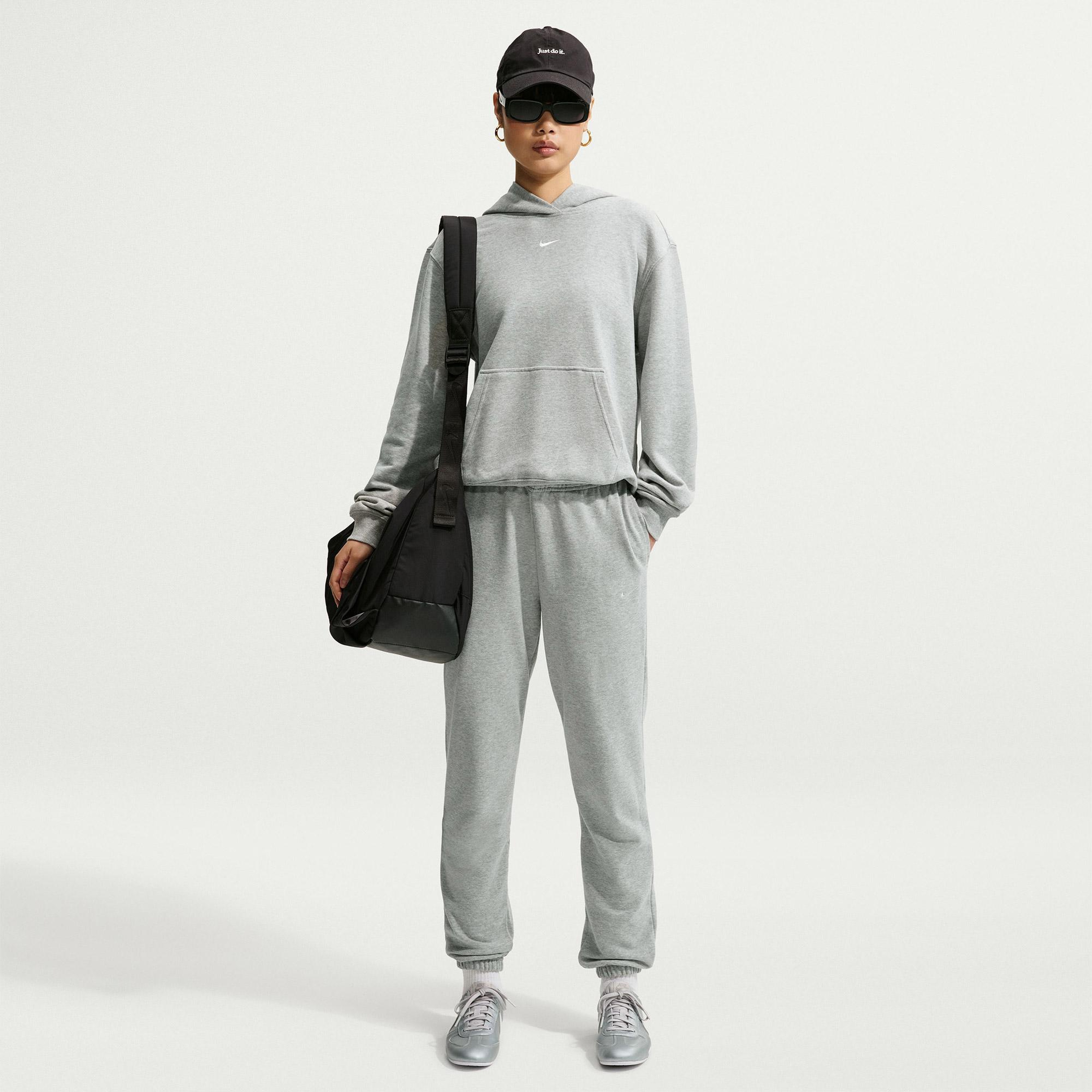 Nike Studio Fleece Kadın Gri Eşofman Altı