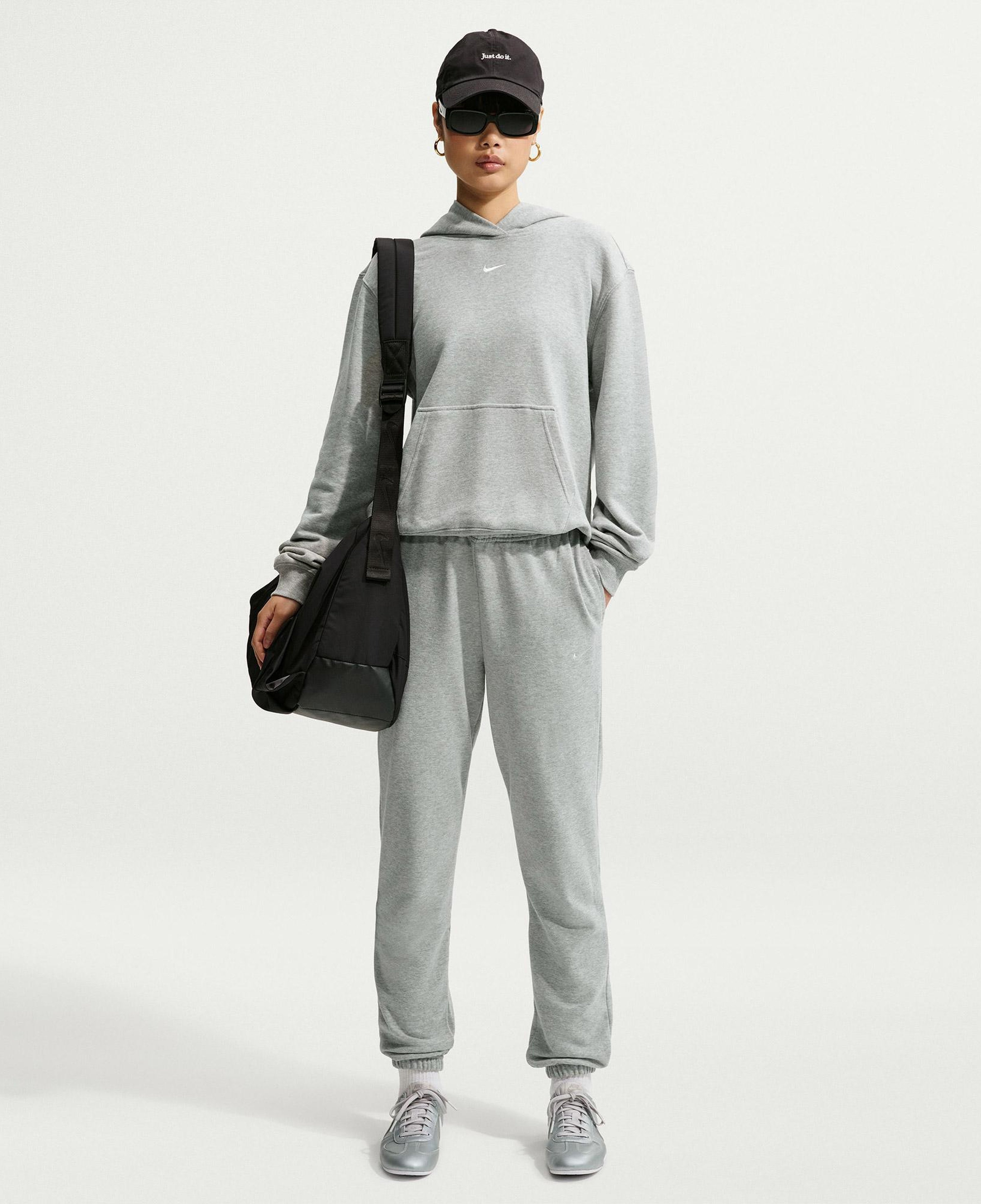 Nike Studio Fleece Kadın Gri Eşofman Altı
