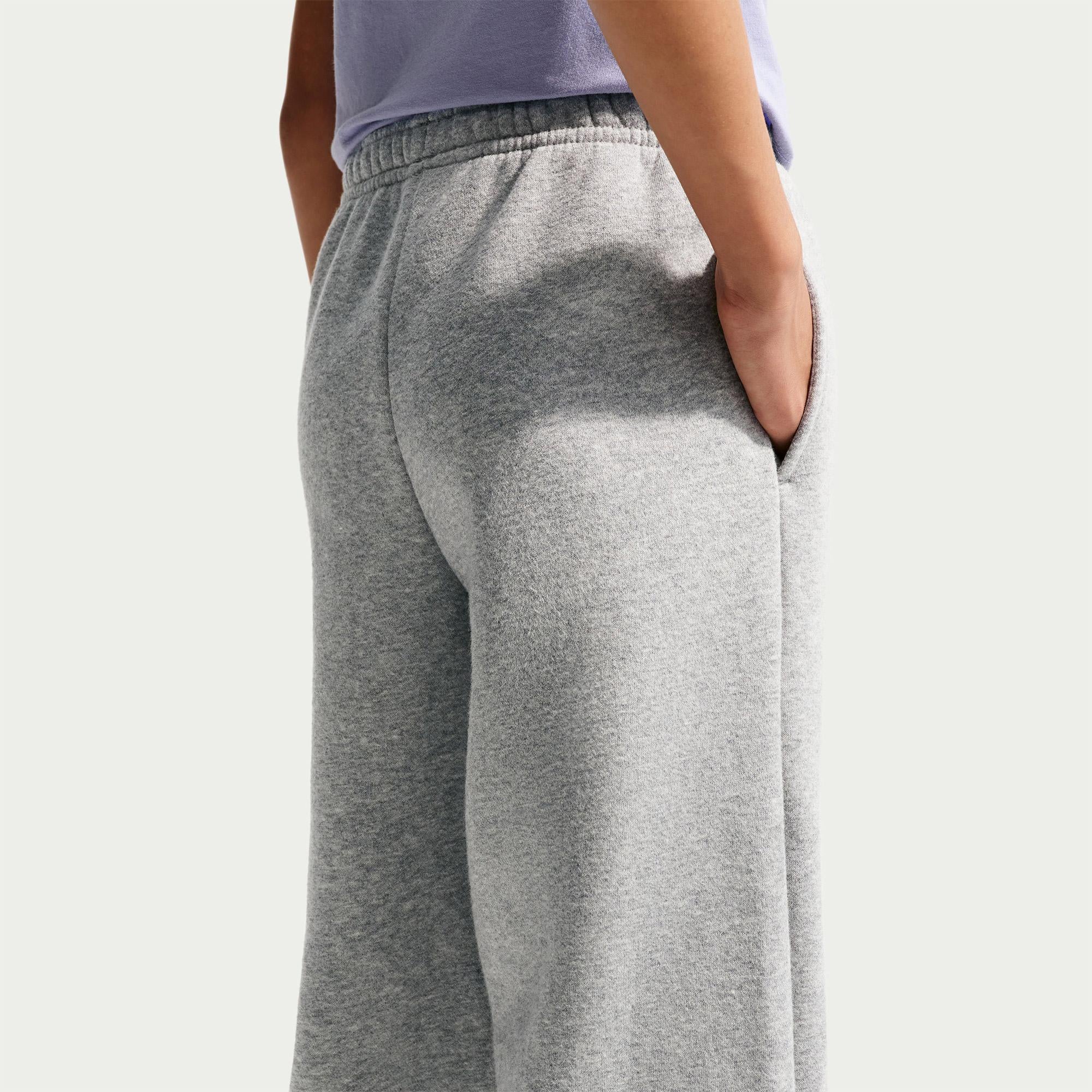 Nike Sportswear Studio Fleece Genç Çocuk Gri Eşofman Altı