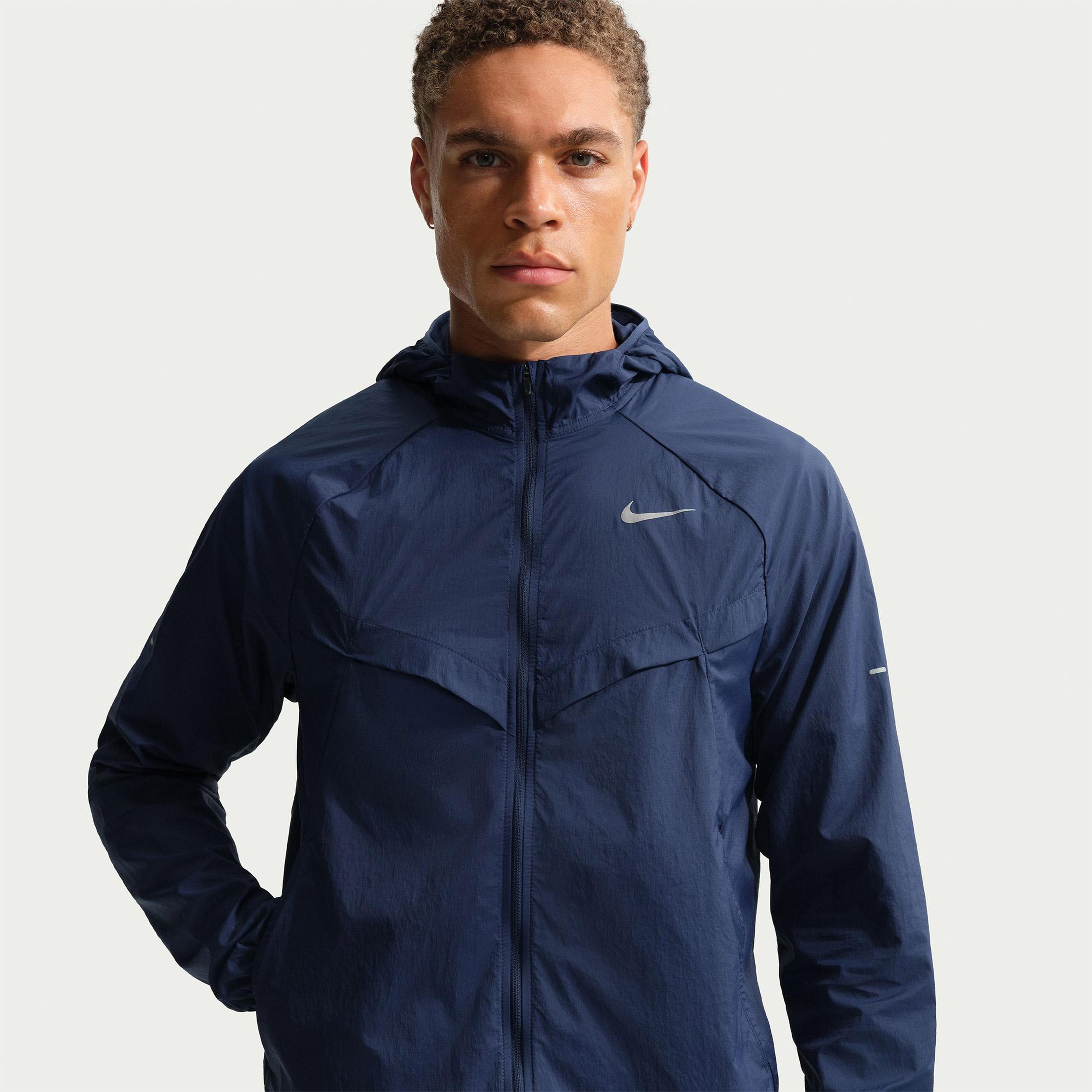 Nike Repel Stride Erkek Lacivert Ceket