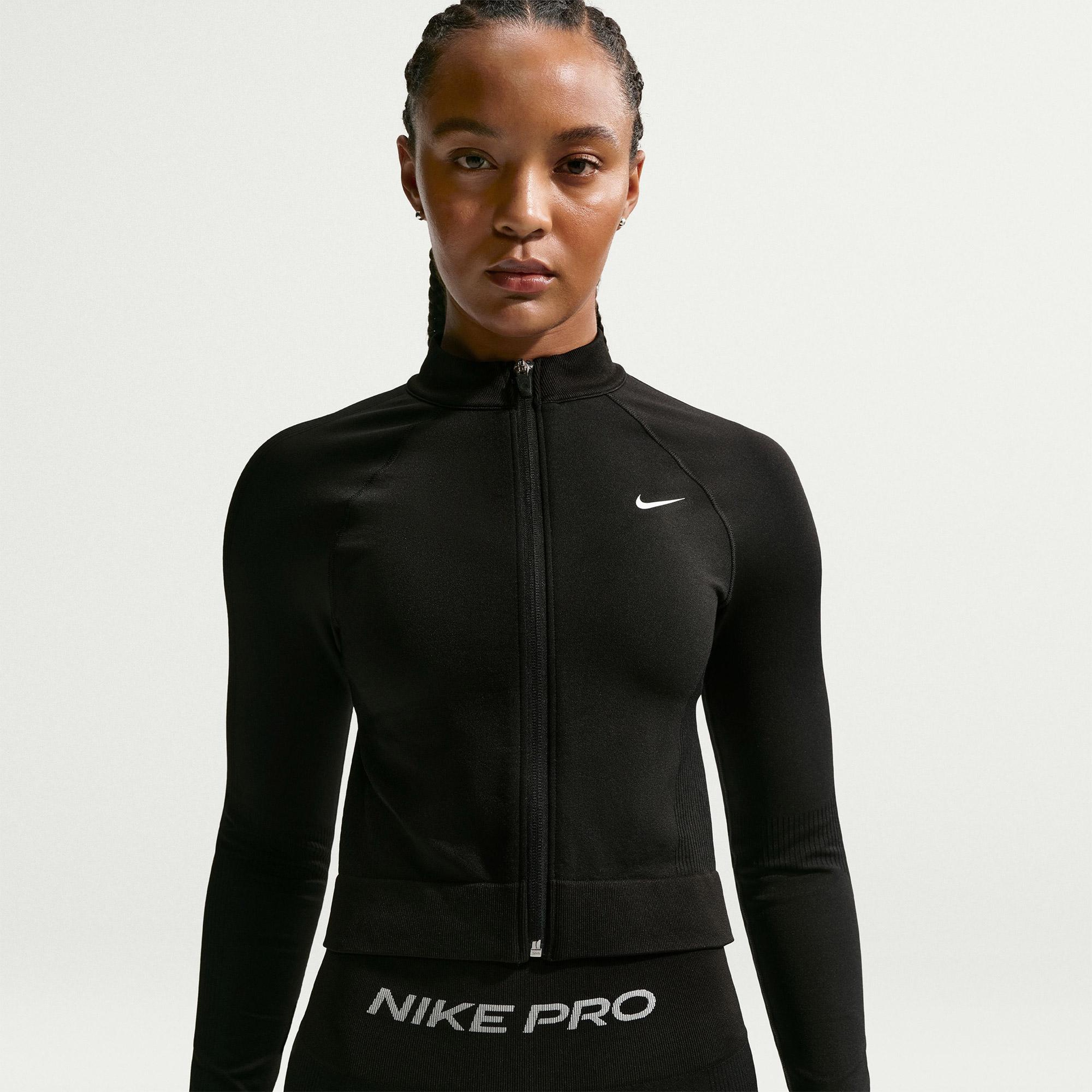 Nike Pro Dri-Fit Seamless Kadın Siyah T-Shirt