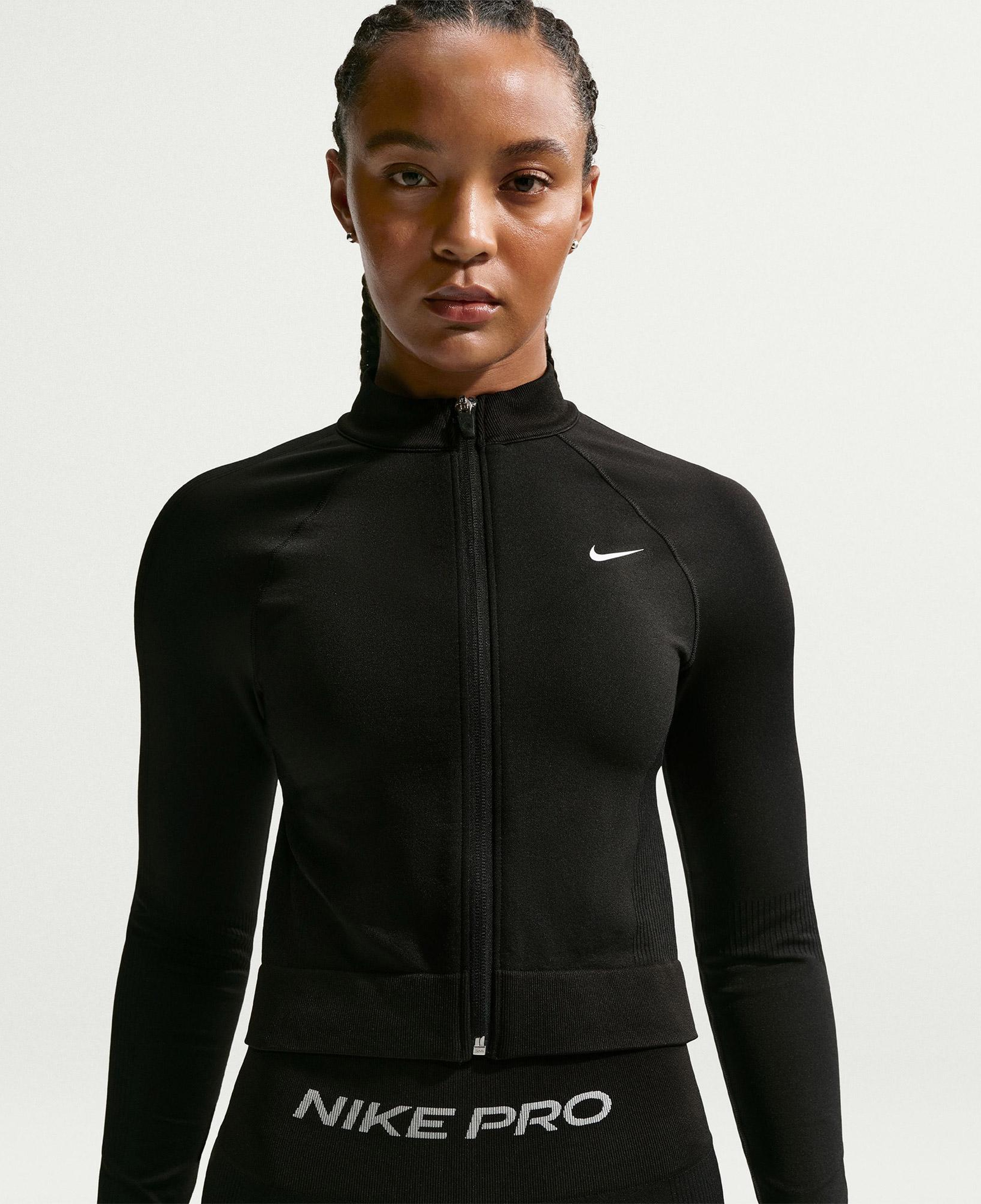 Nike Pro Dri-Fit Seamless Kadın Siyah T-Shirt