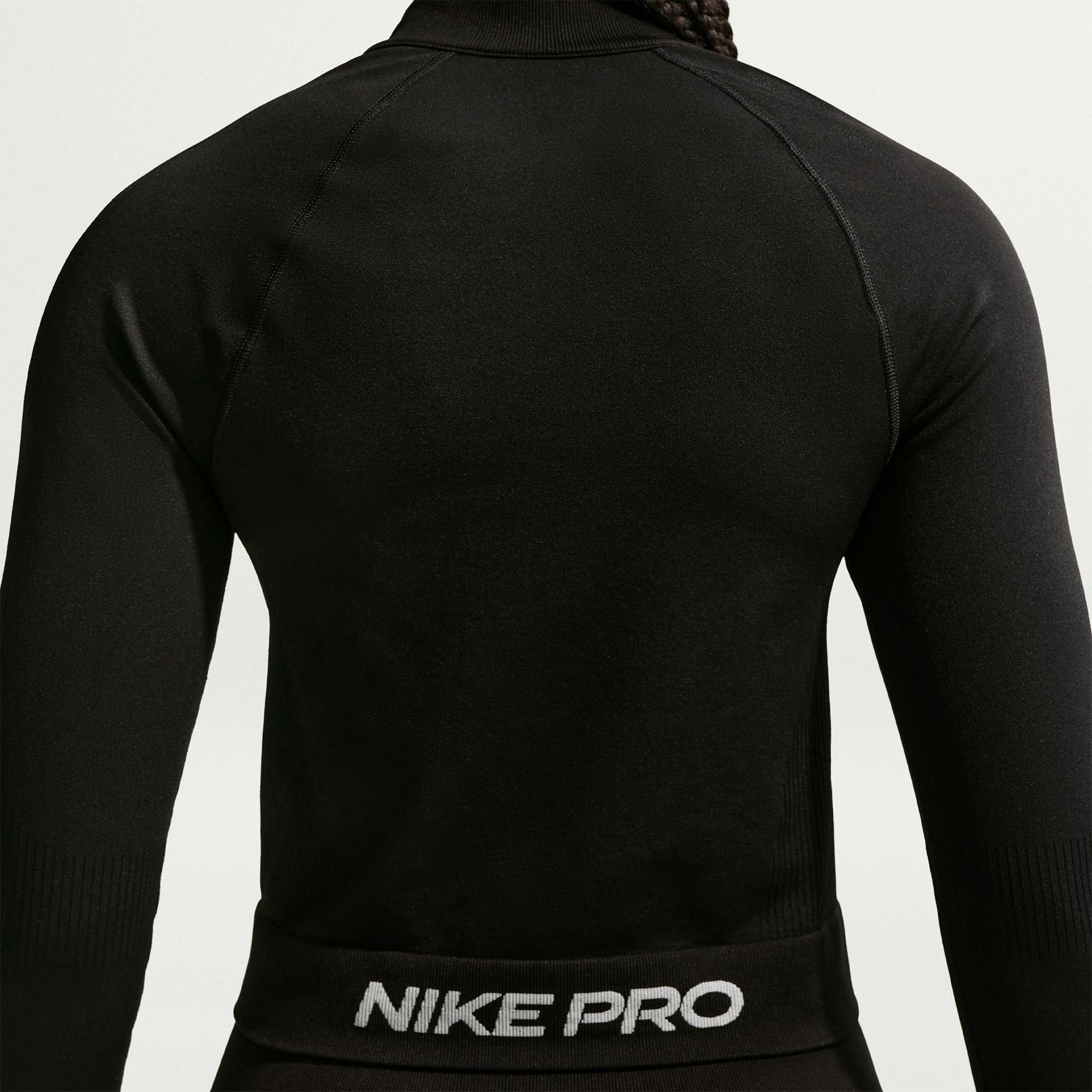Nike Pro Dri-Fit Seamless Kadın Siyah T-Shirt