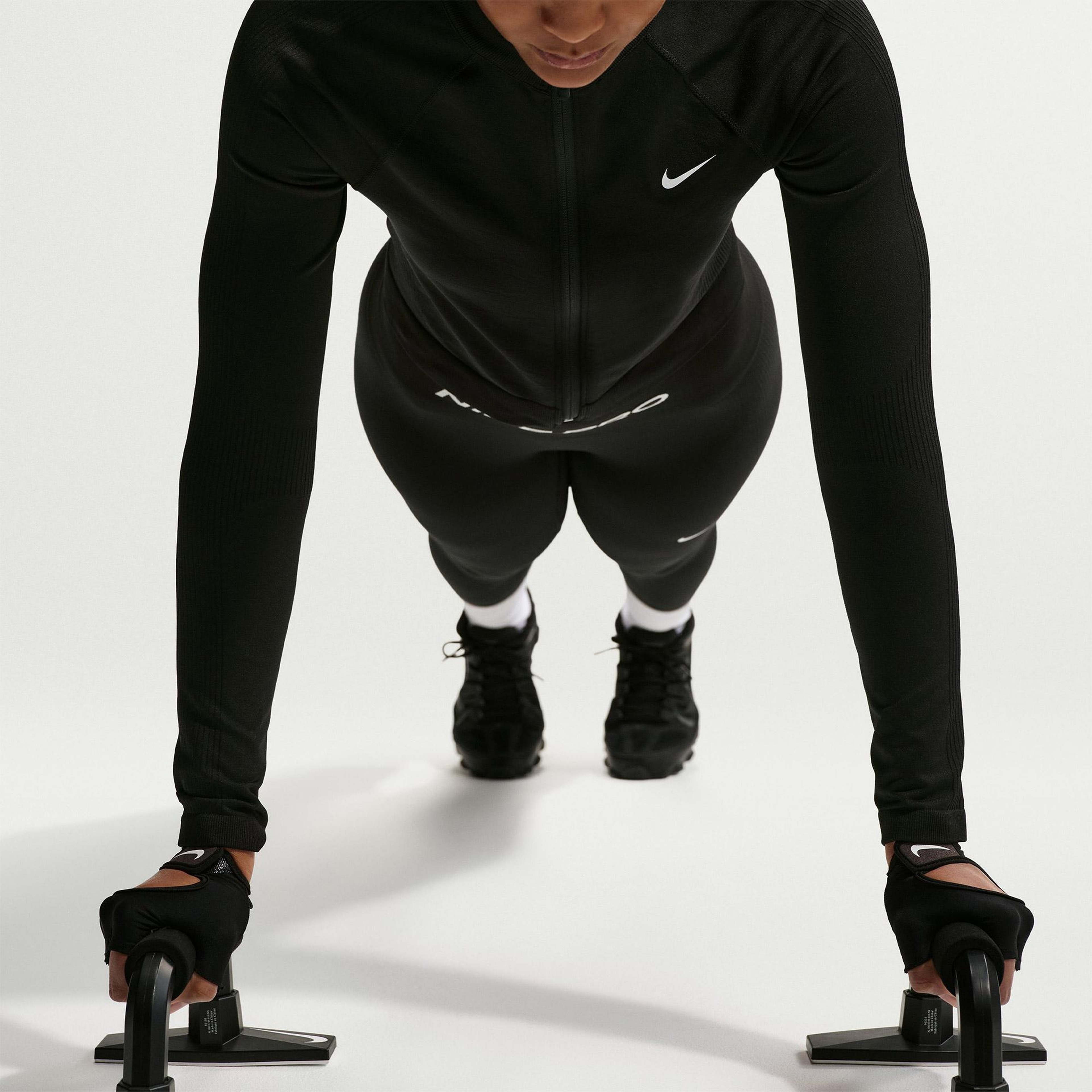Nike Pro Dri-Fit Seamless Kadın Siyah T-Shirt