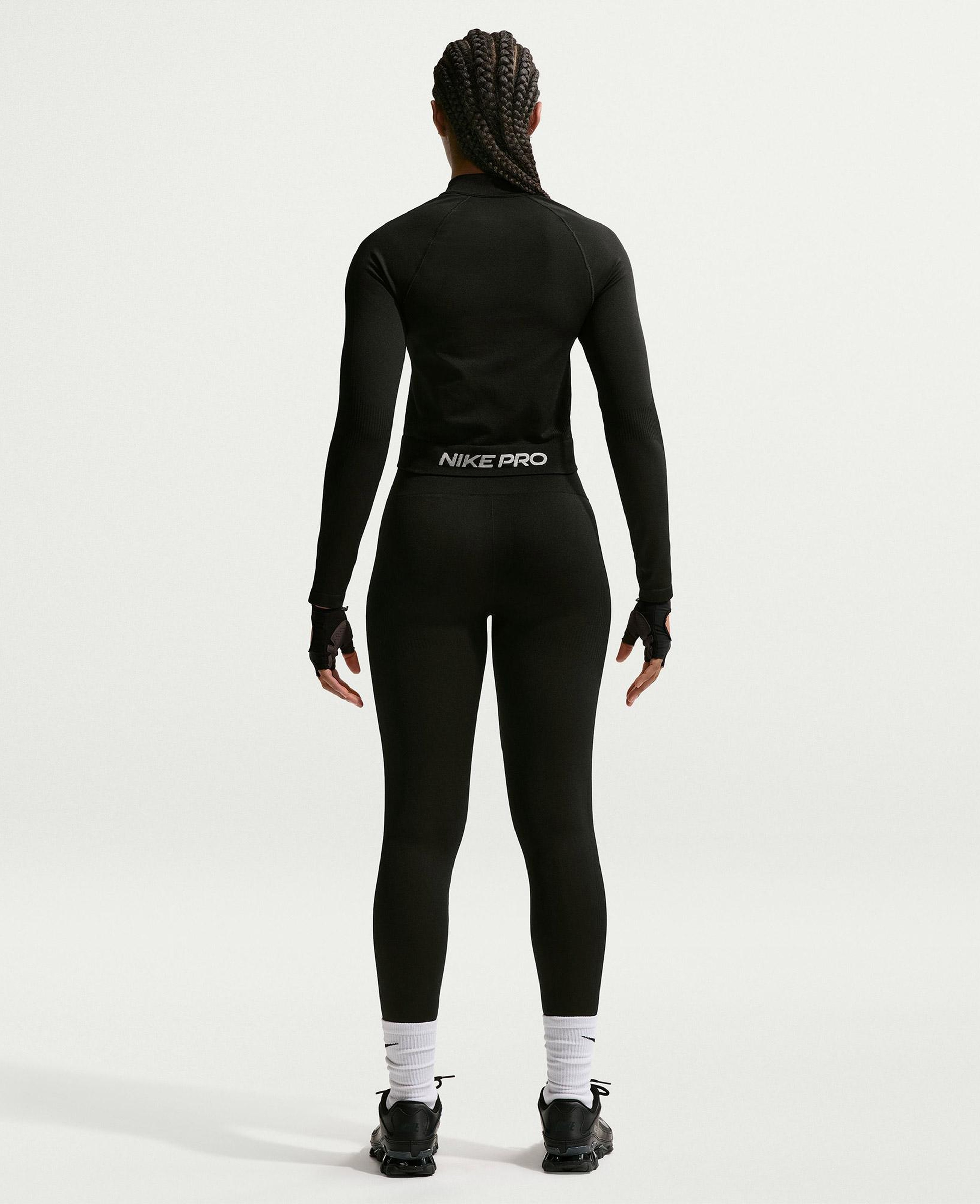 Nike Pro Dri-Fit Seamless Kadın Siyah T-Shirt