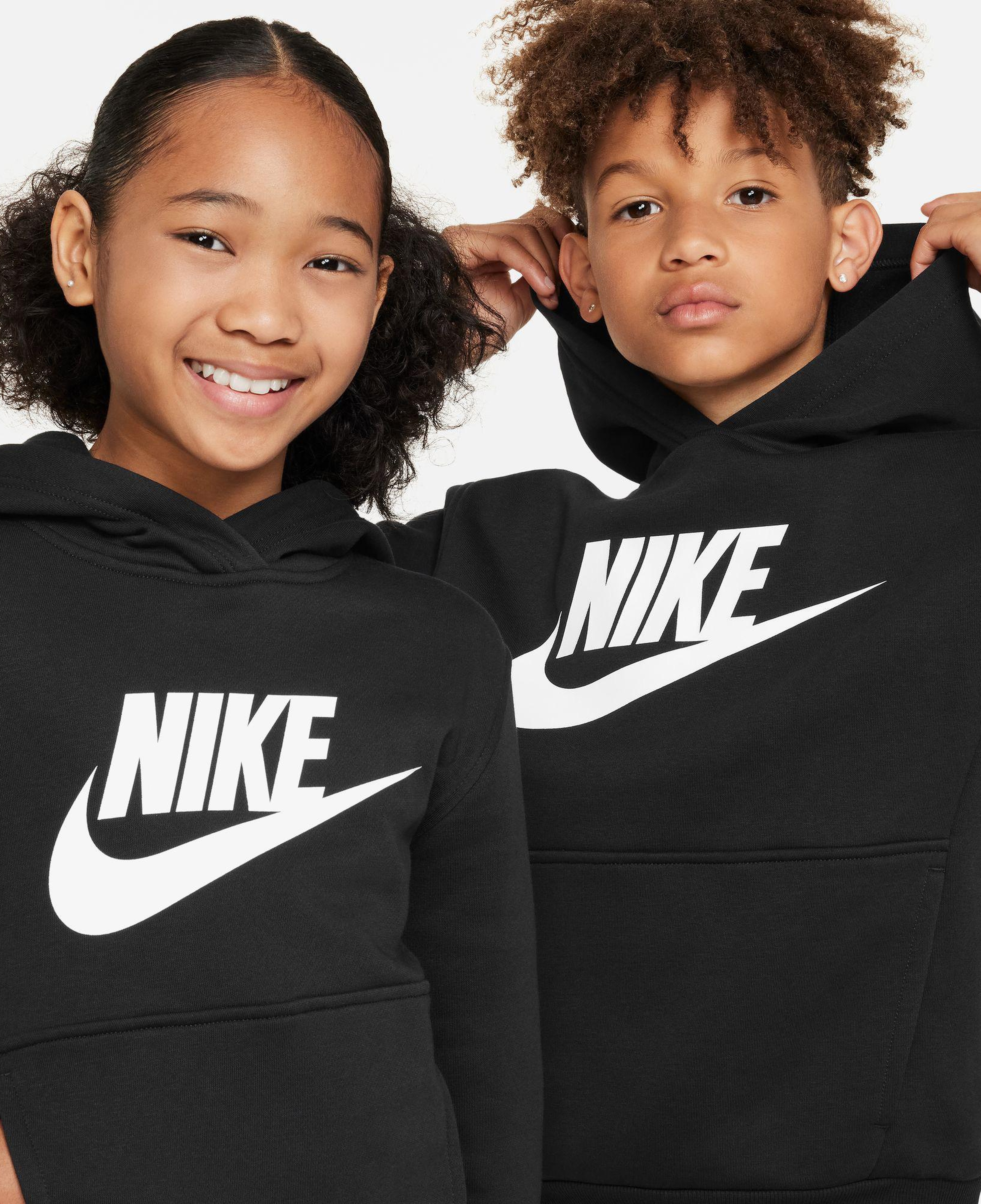 Nike Sportswear Club Fleece Genç Çocuk Siyah Hoodie