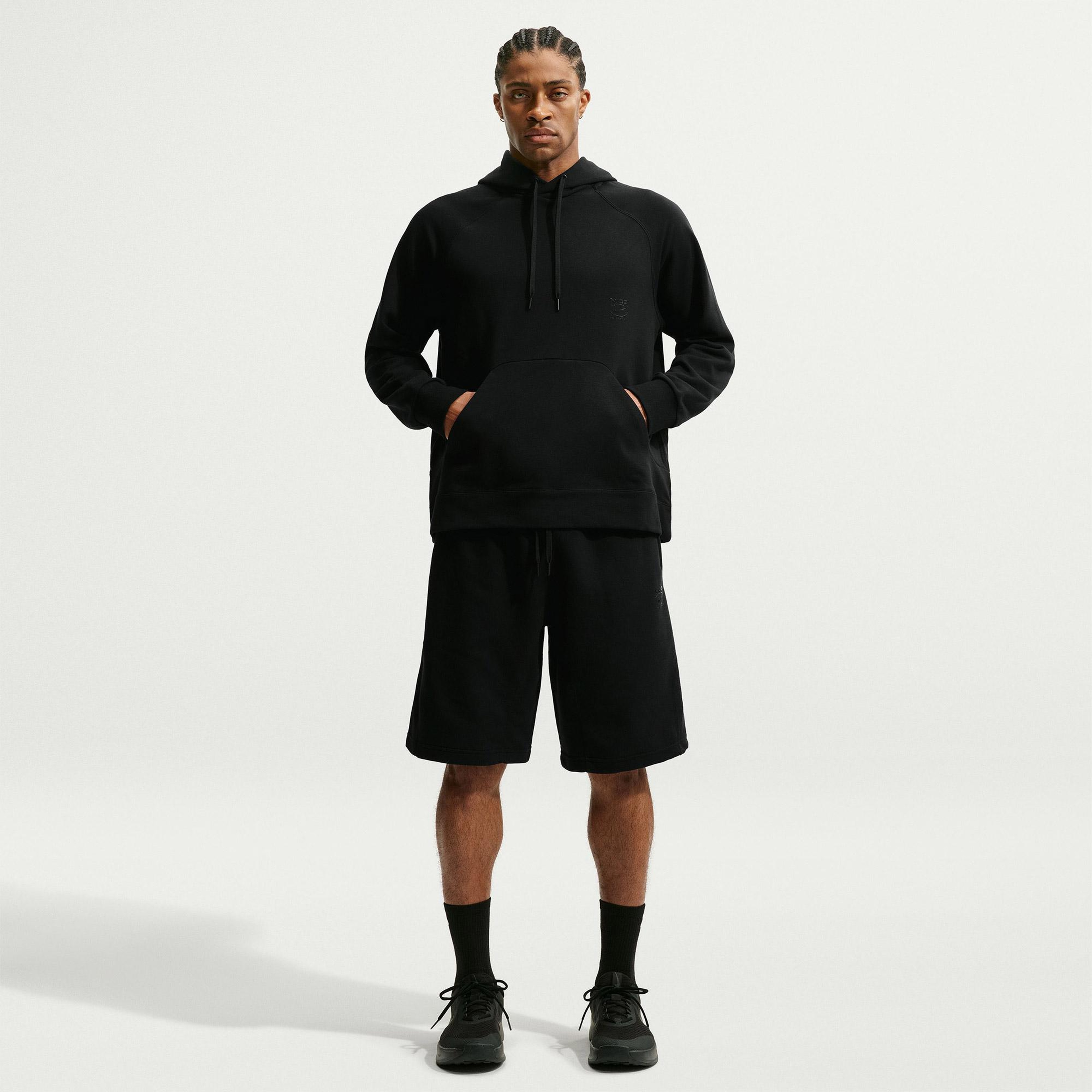 Nike N.A.C. Dri-Fit Fleece Erkek Siyah Hoodie