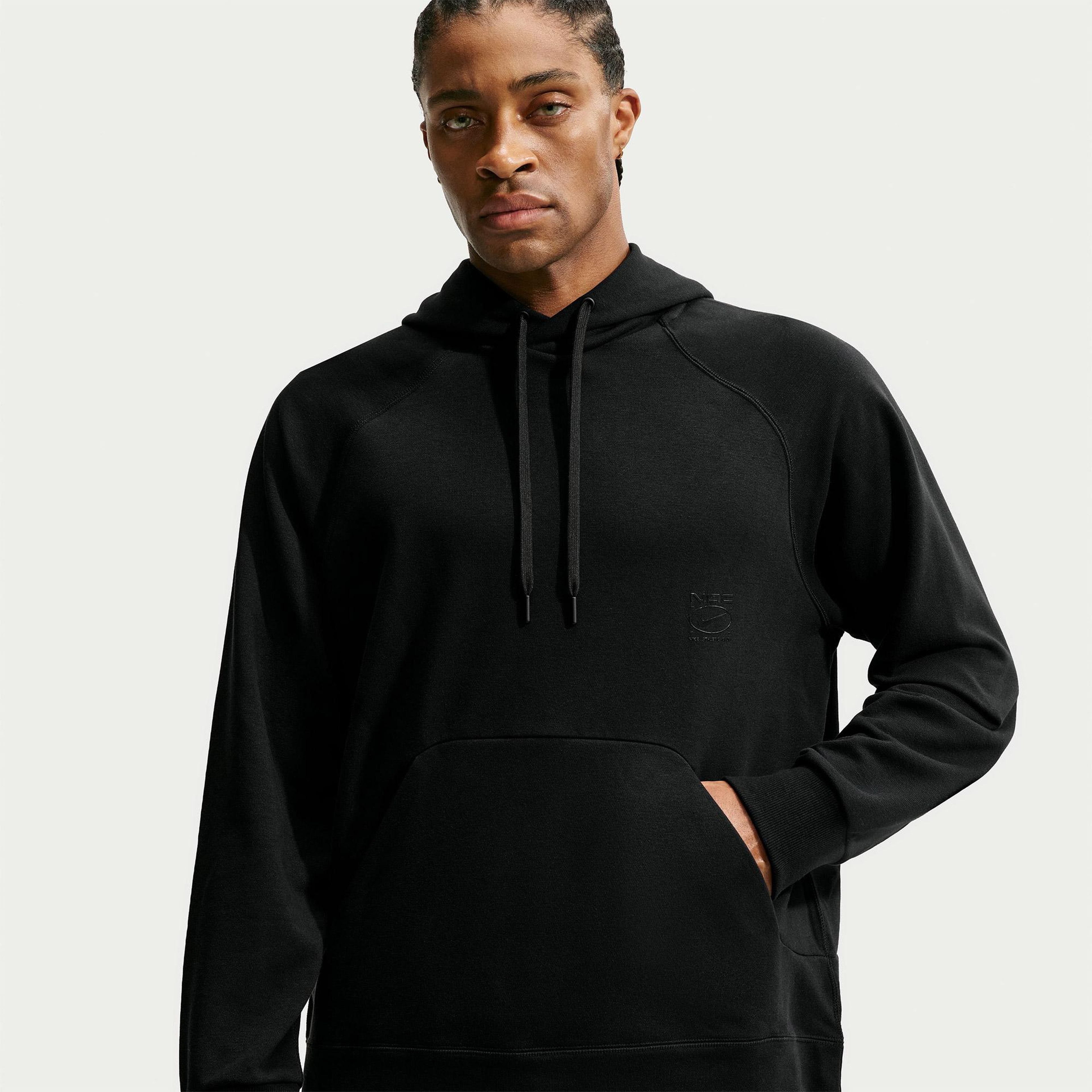 Nike N.A.C. Dri-Fit Fleece Erkek Siyah Hoodie