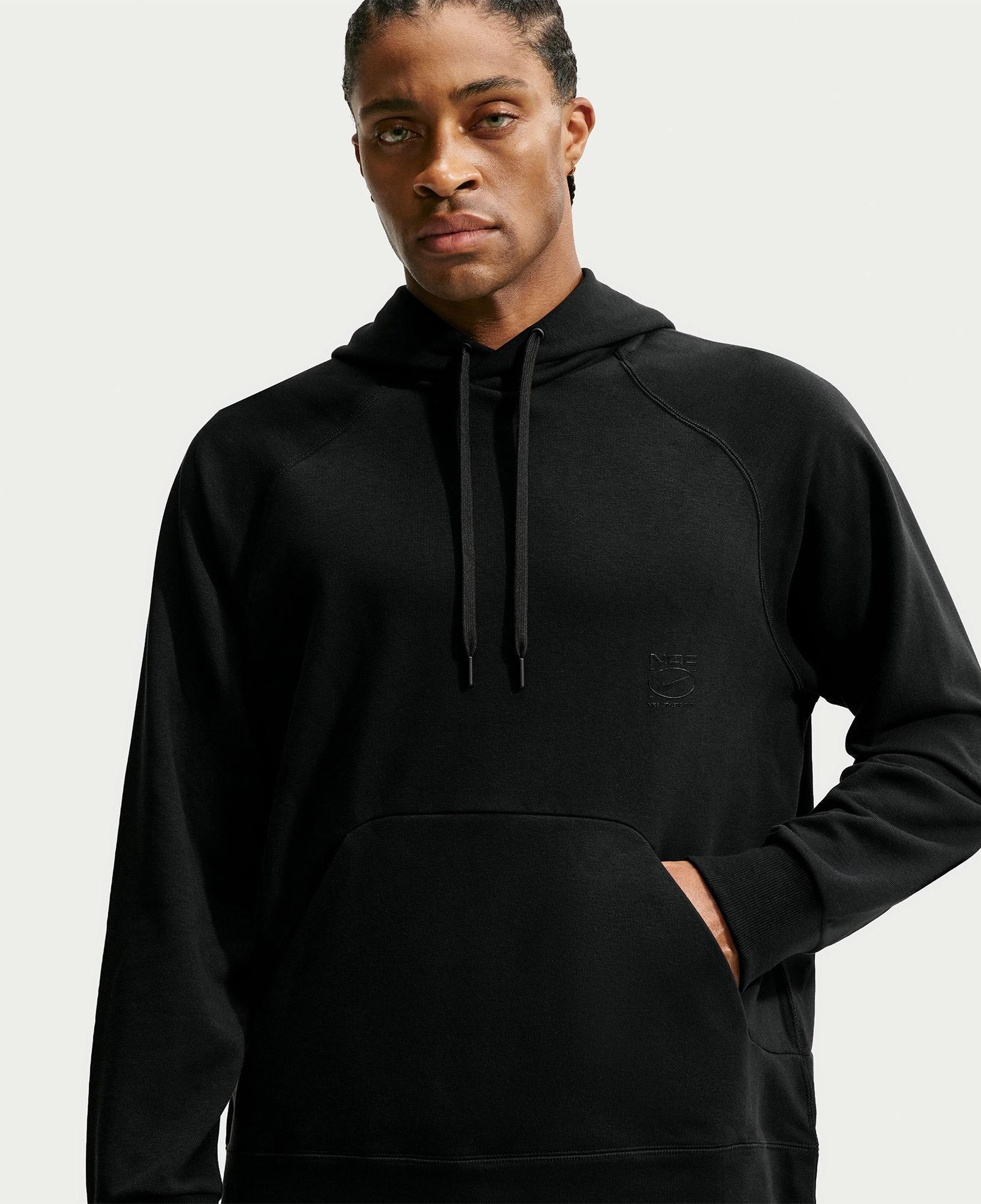 Nike N.A.C. Dri-Fit Fleece Erkek Siyah Hoodie