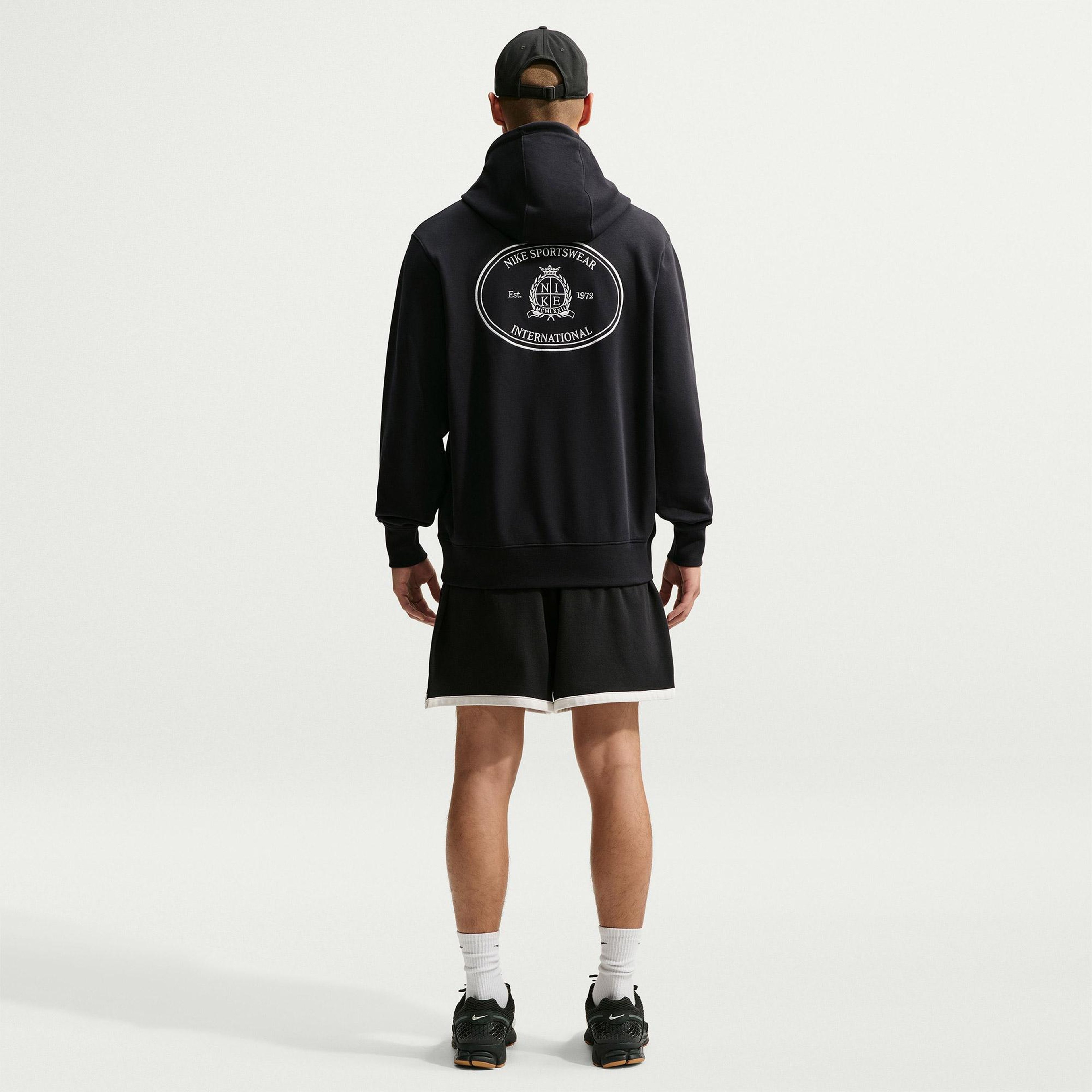 Nike Sportswear Club Erkek Siyah Hoodie
