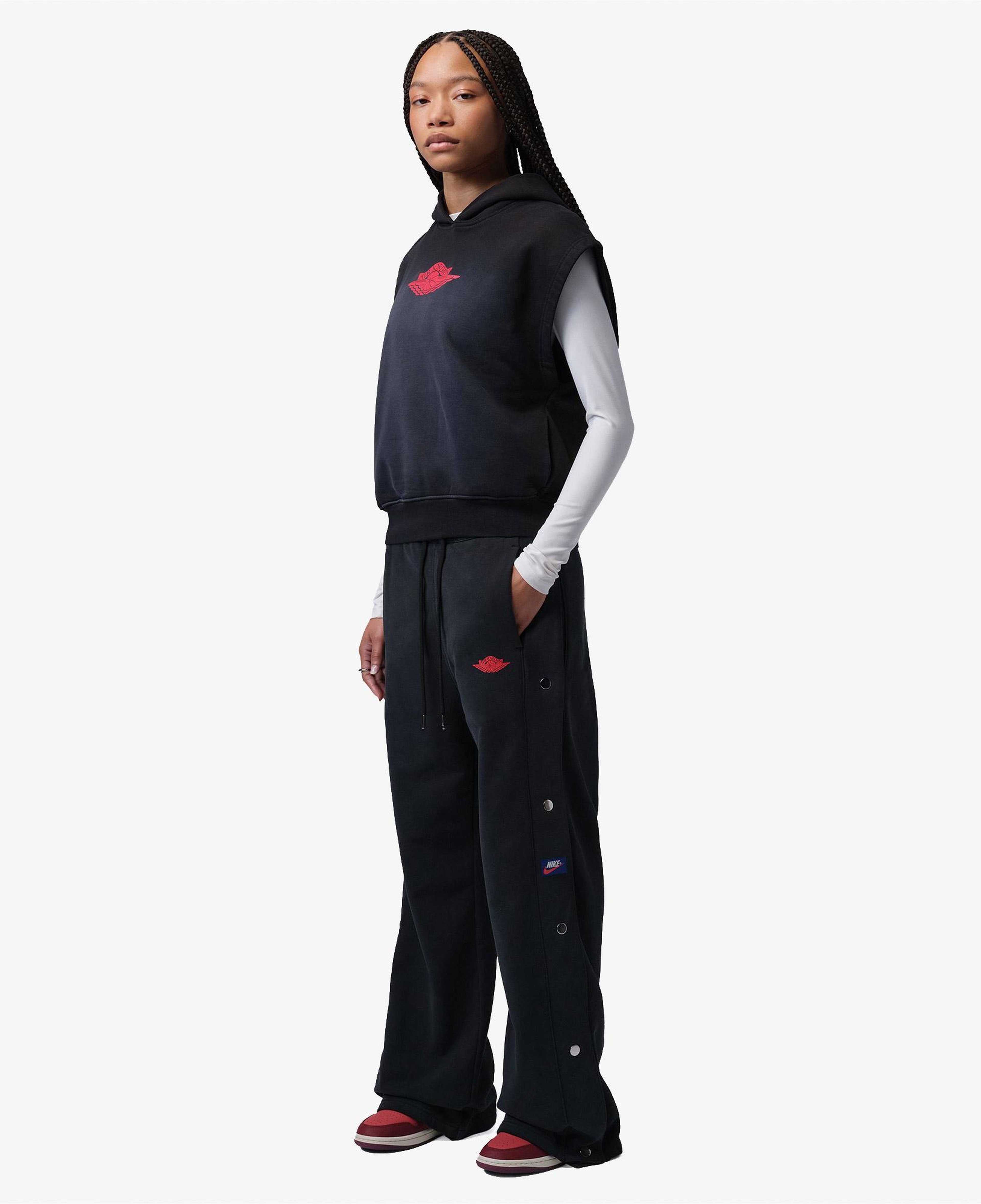 Jordan Flight Fleece Kadın Siyah Eşofman Altı