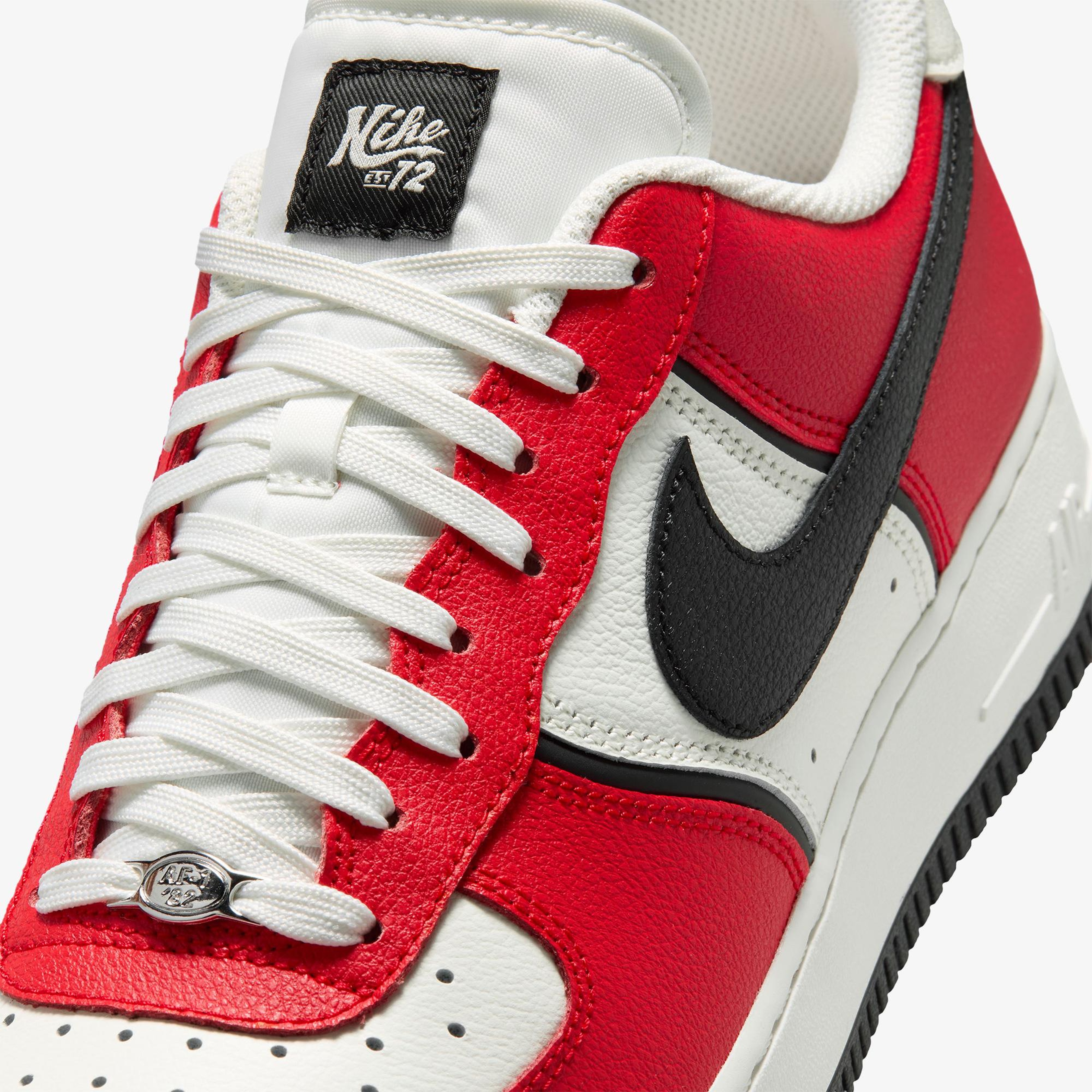 Nike Air Force 1 '07 LV8 Erkek Kırmızı Spor Ayakkabı