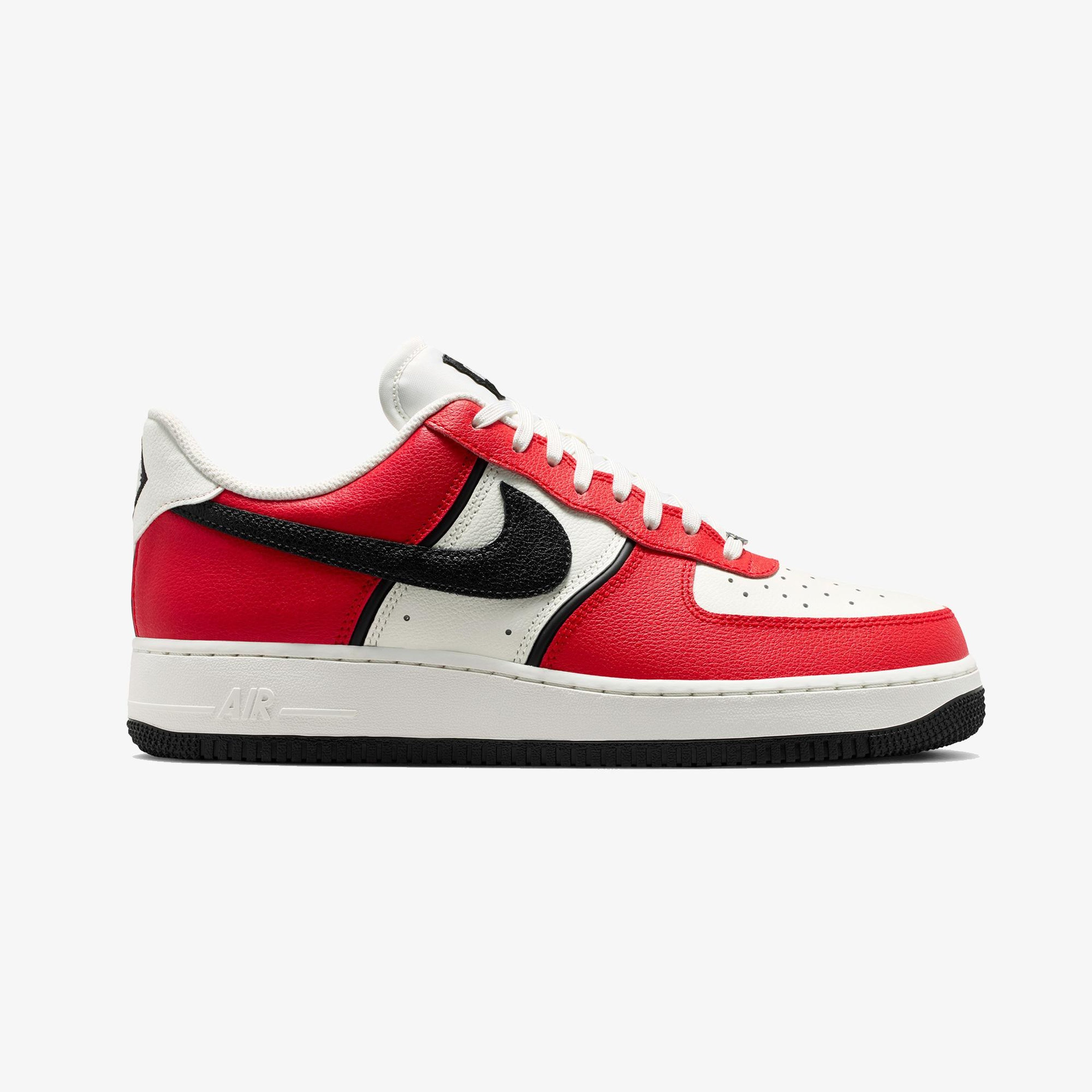 Nike Air Force 1 '07 LV8 Erkek Kırmızı Spor Ayakkabı