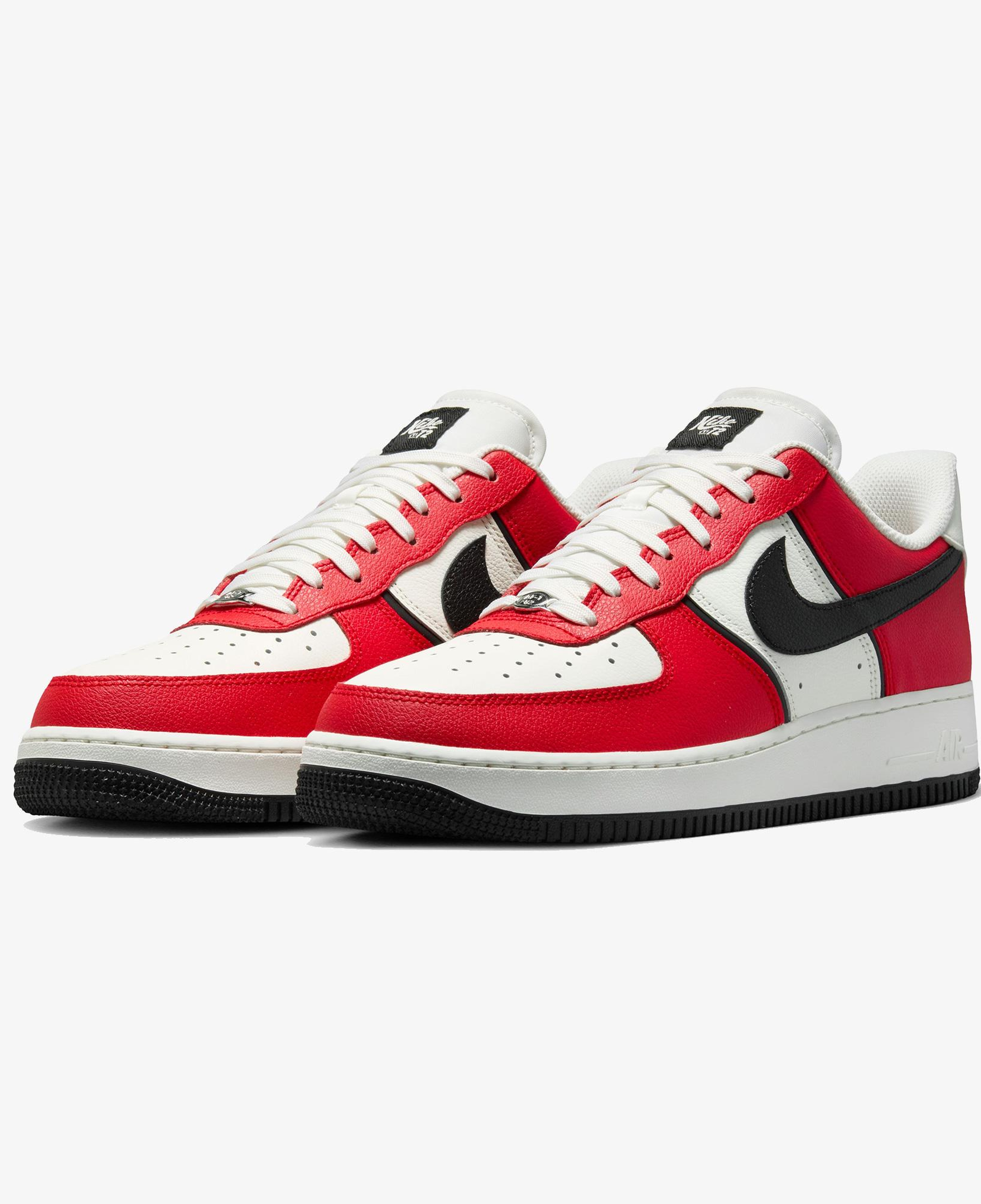 Nike Air Force 1 '07 LV8 Erkek Kırmızı Spor Ayakkabı