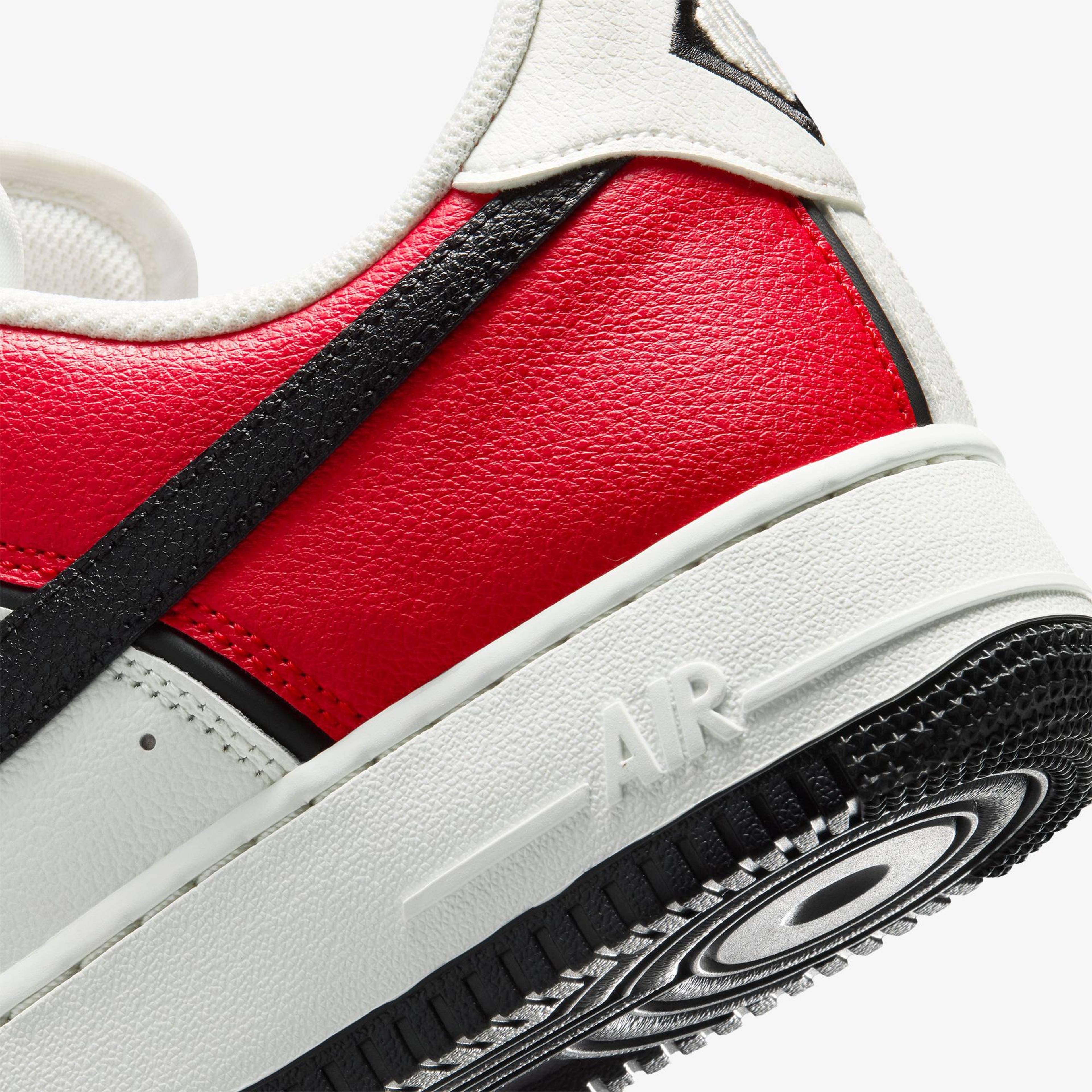 Nike Air Force 1 '07 LV8 Erkek Kırmızı Spor Ayakkabı