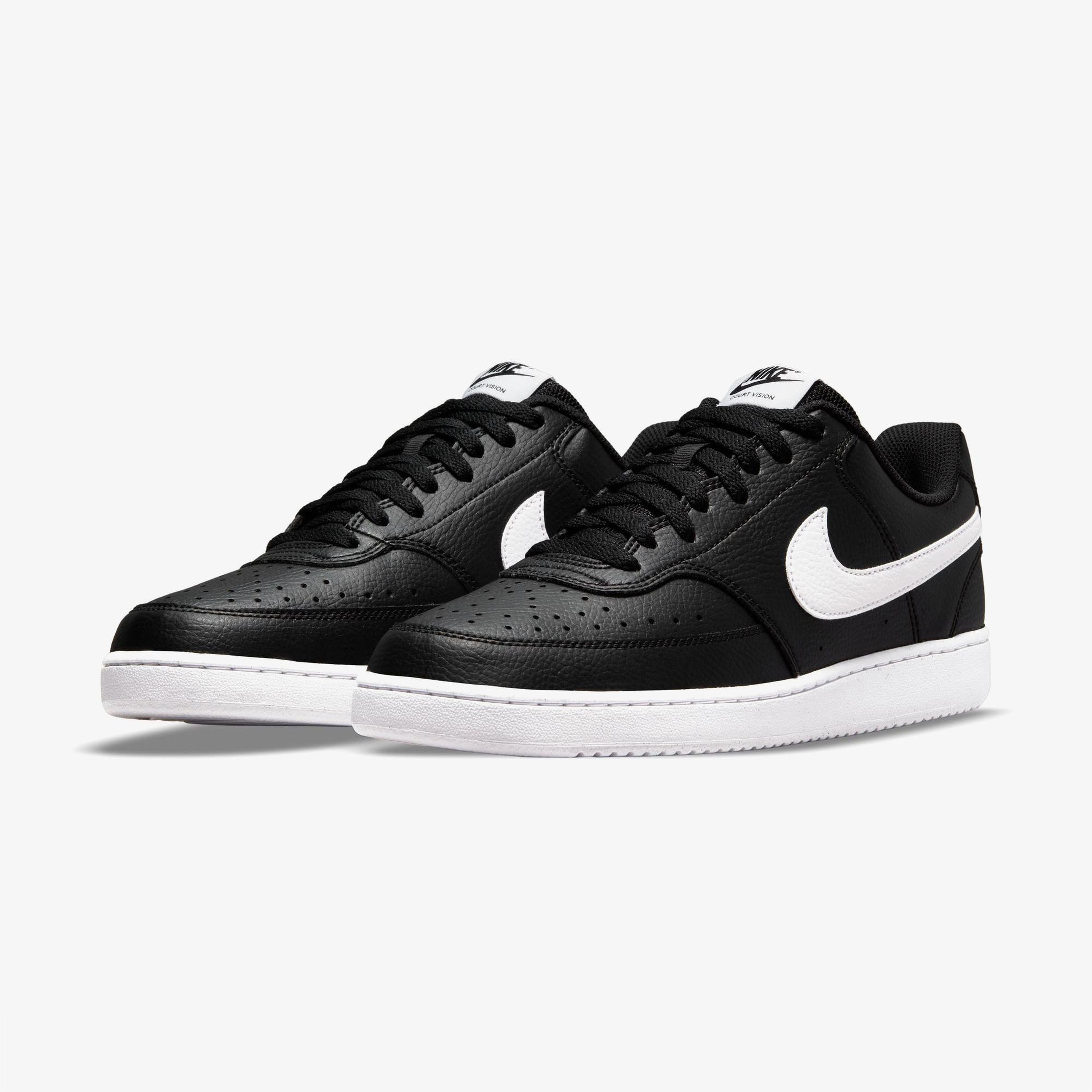 Nike Court Vision Low Next Nature Erkek Siyah Spor Ayakkabı
