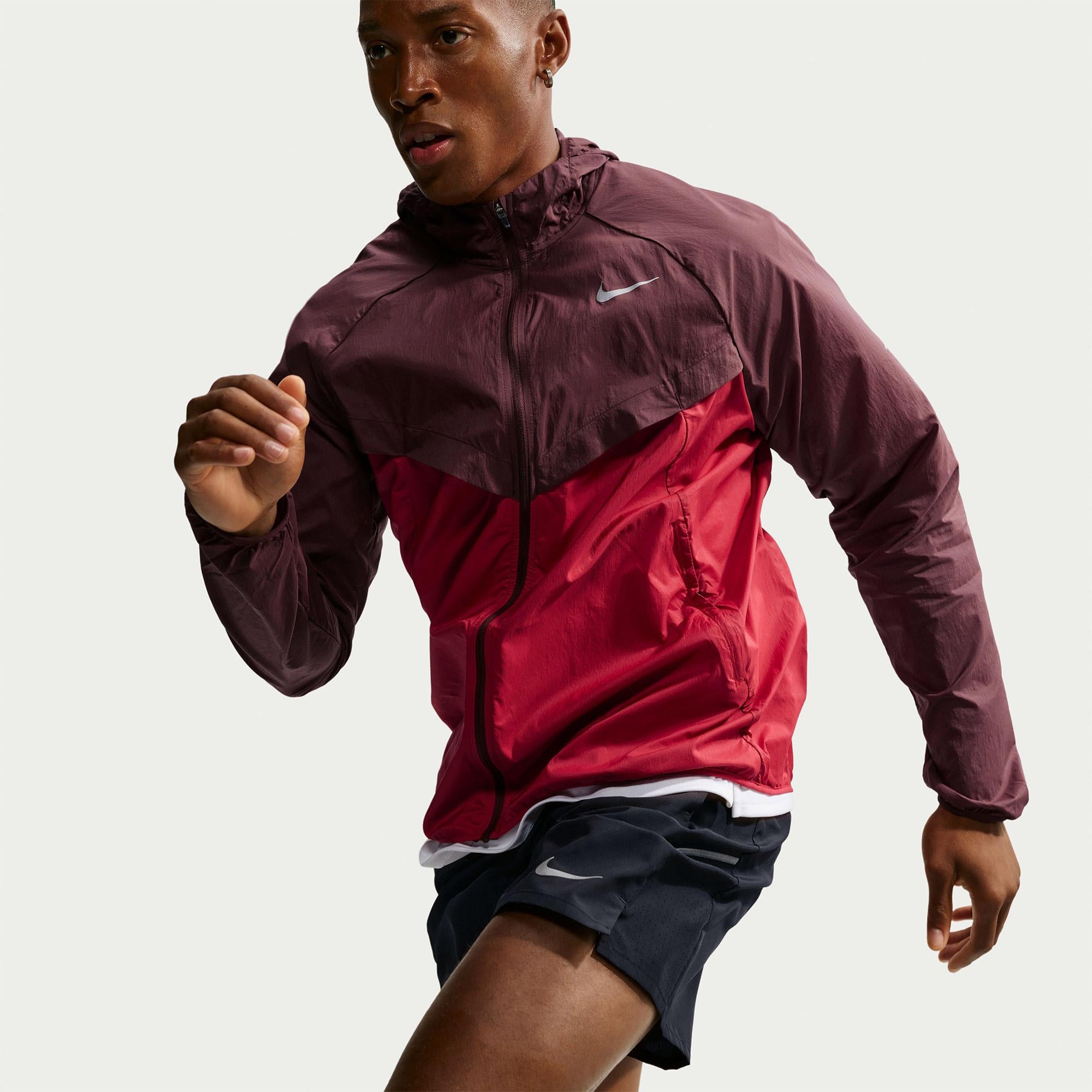 Nike Repel Stride Erkek Bordo Ceket