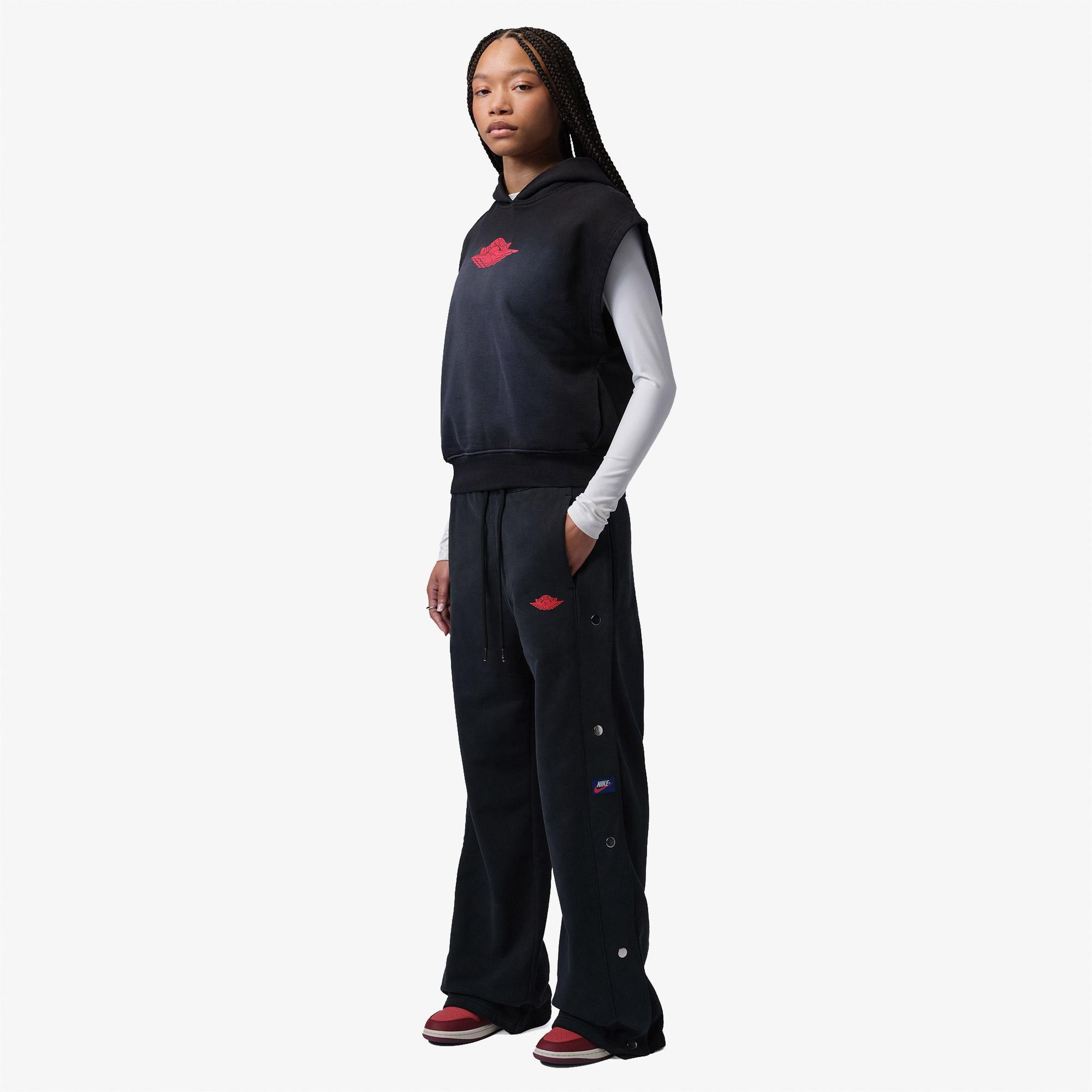 Jordan Flight Fleece Kadın Siyah Eşofman Altı