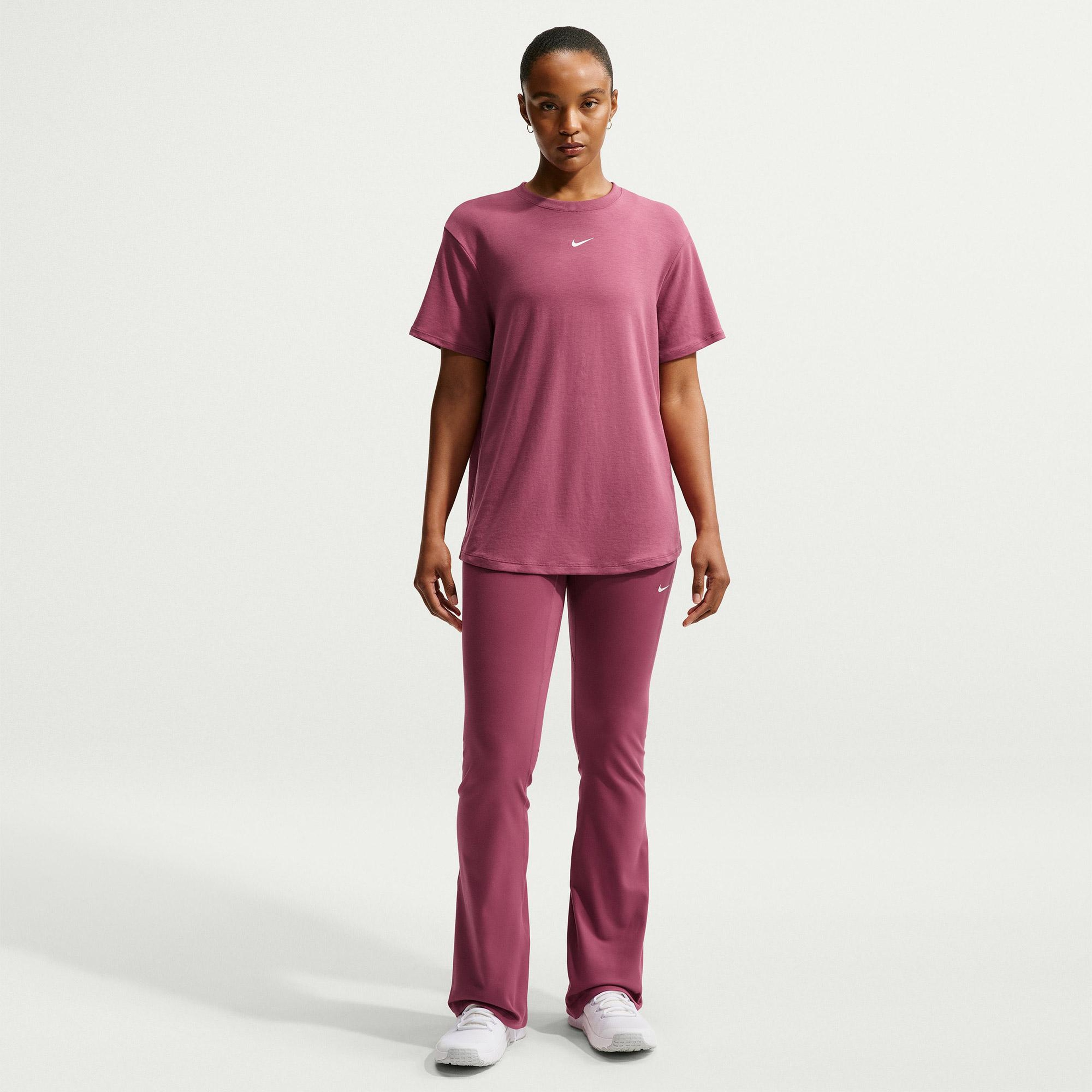 Nike One Relaxed Dri-Fit Kadın Pembe T-Shirt
