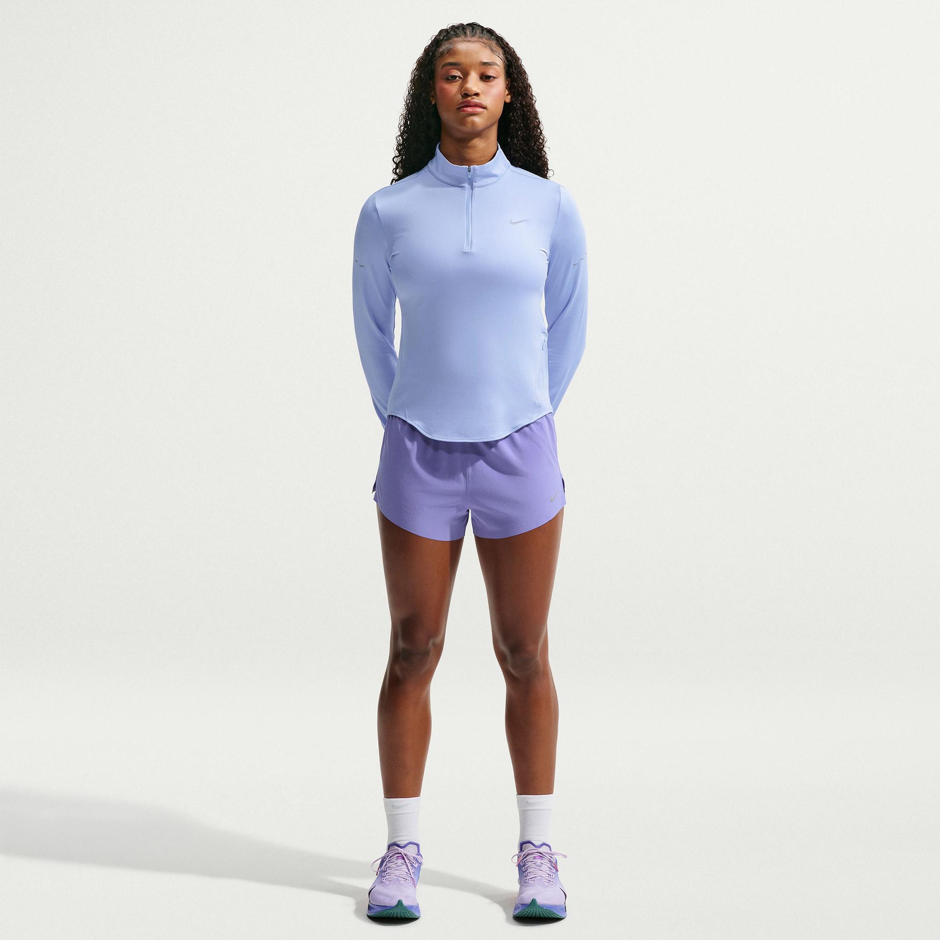 Nike Swift Dri-Fit Kadın Mavi T-Shirt