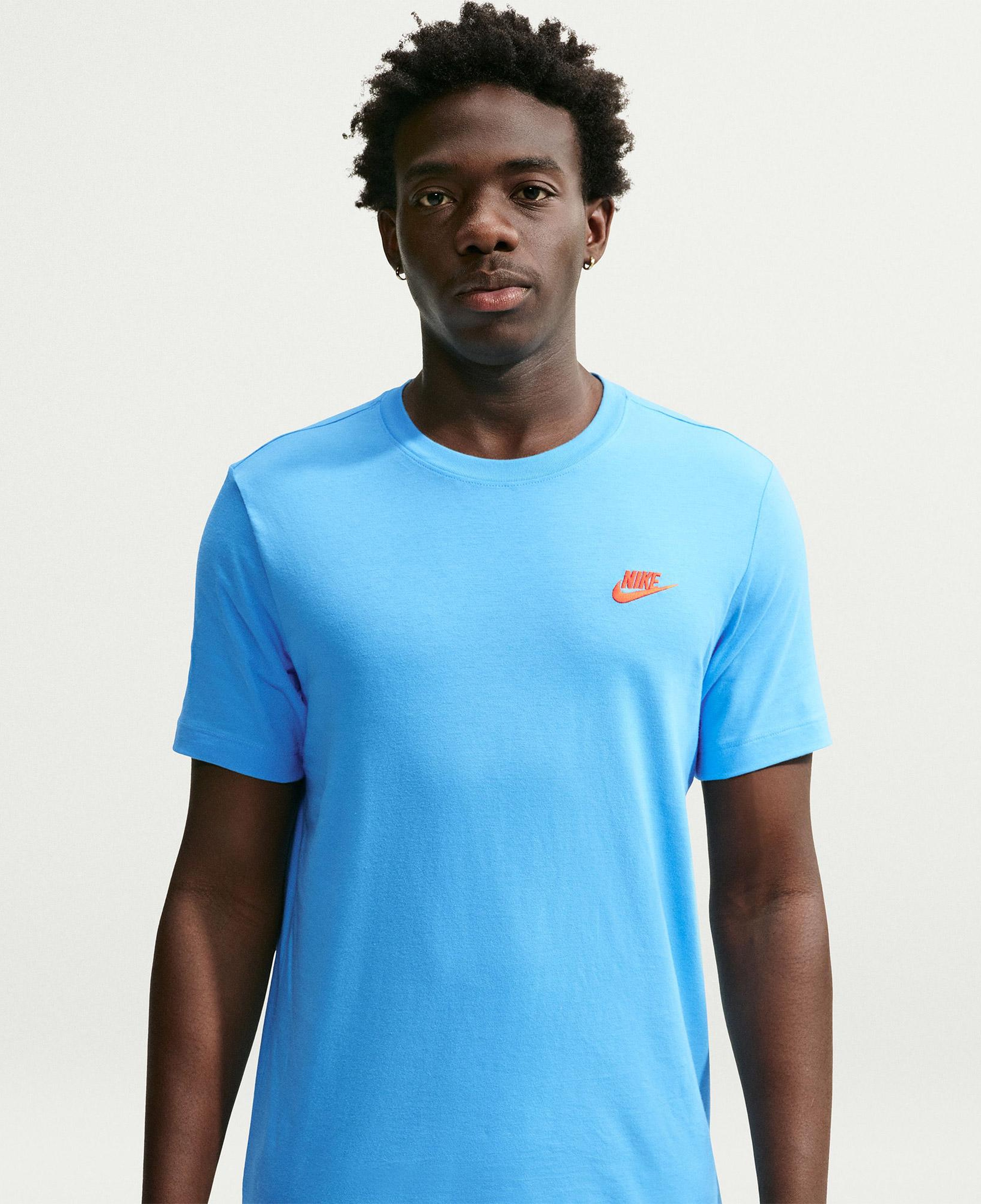 Nike Sportswear Club Erkek Mavi T-Shirt