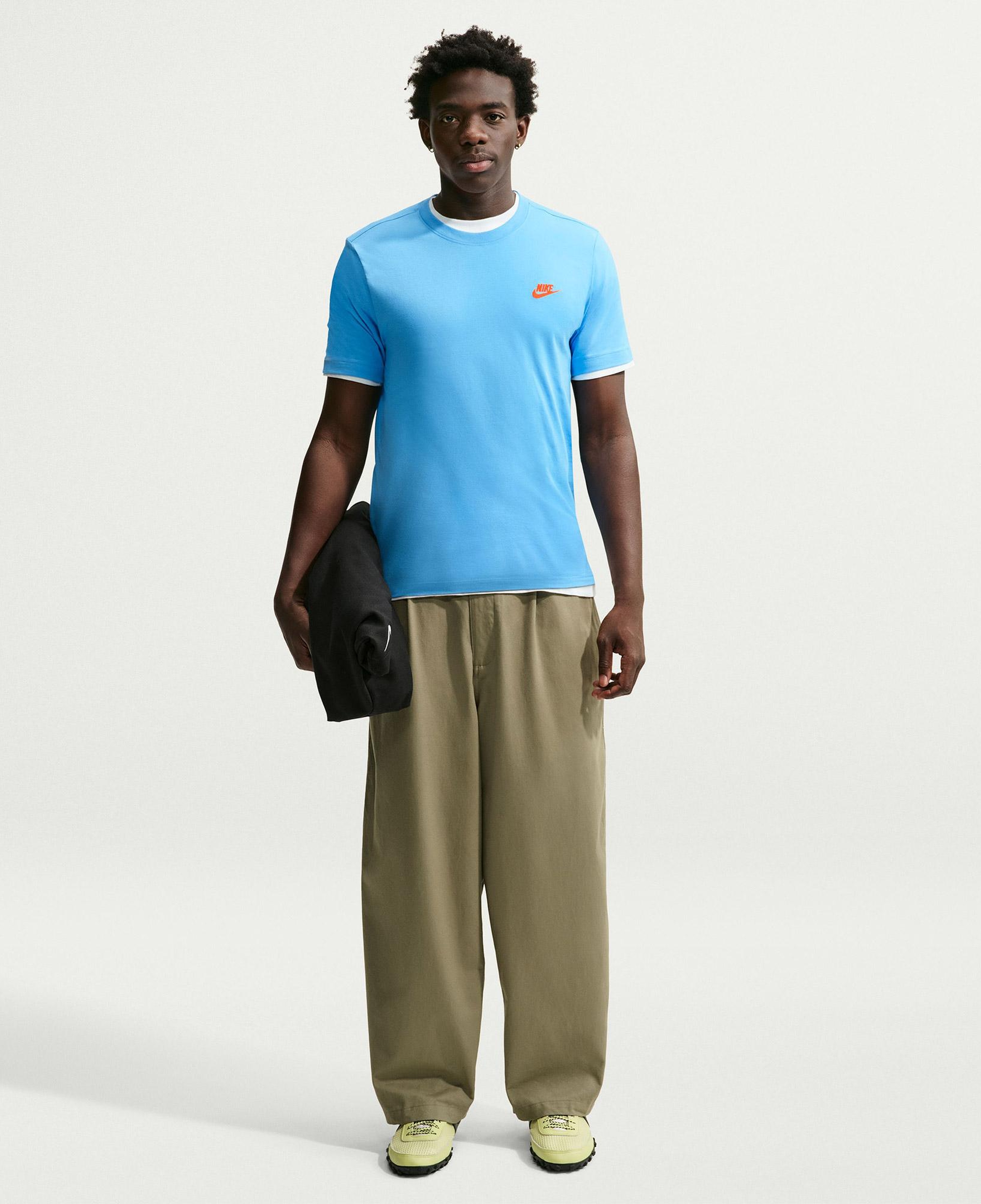 Nike Sportswear Club Erkek Mavi T-Shirt