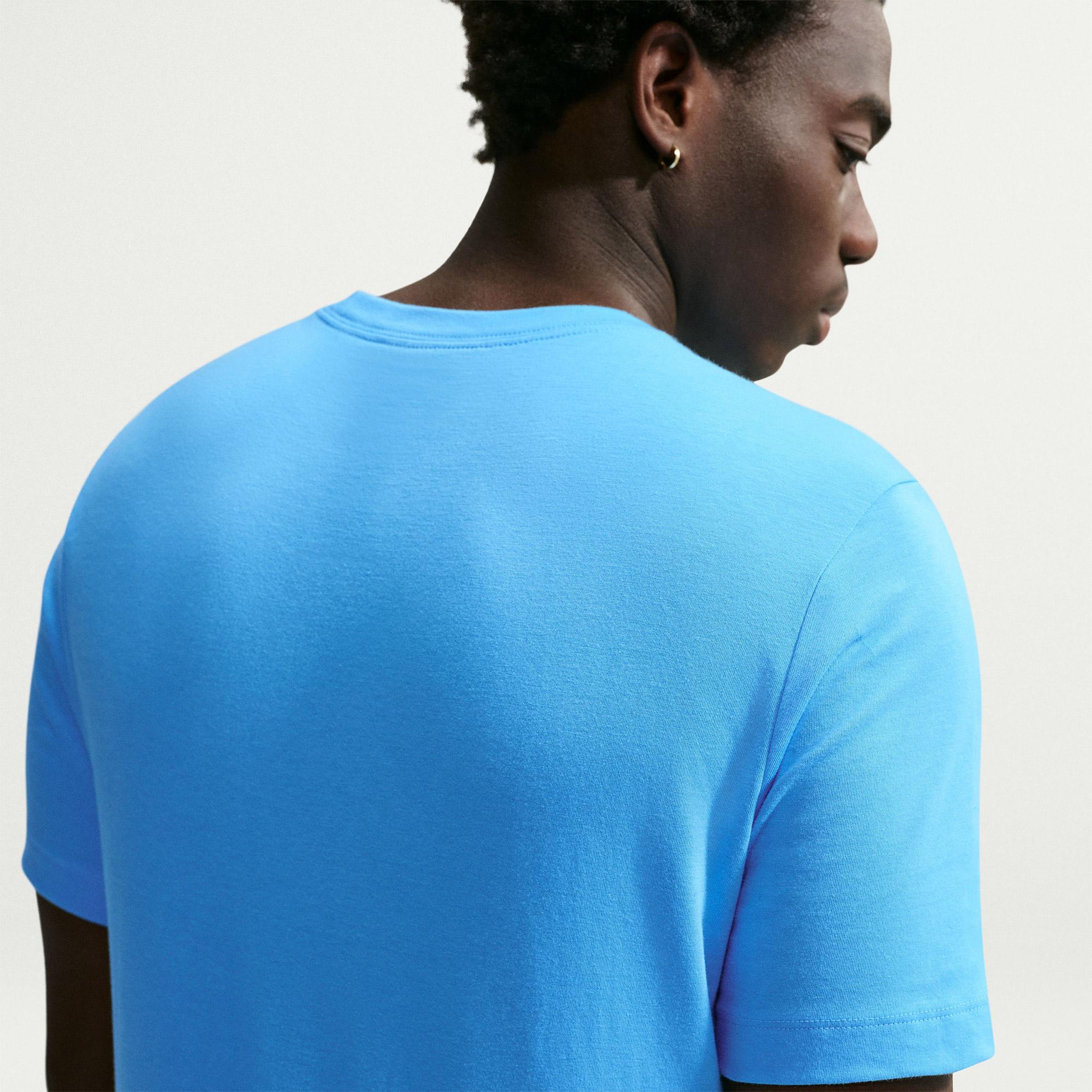 Nike Sportswear Club Erkek Mavi T-Shirt