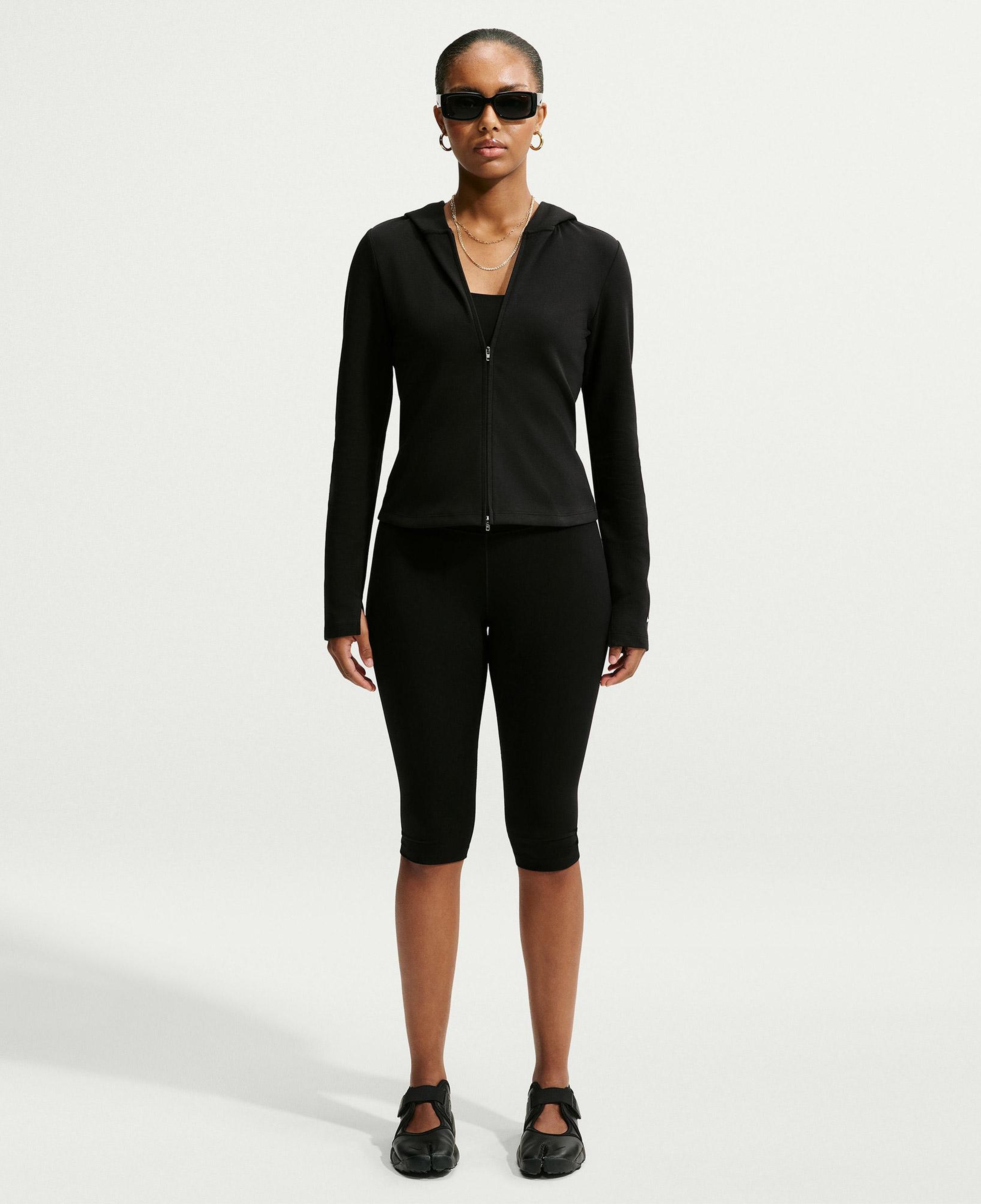 Nike Sportswear Chill Knit Kadın Siyah Eşofman Üstü