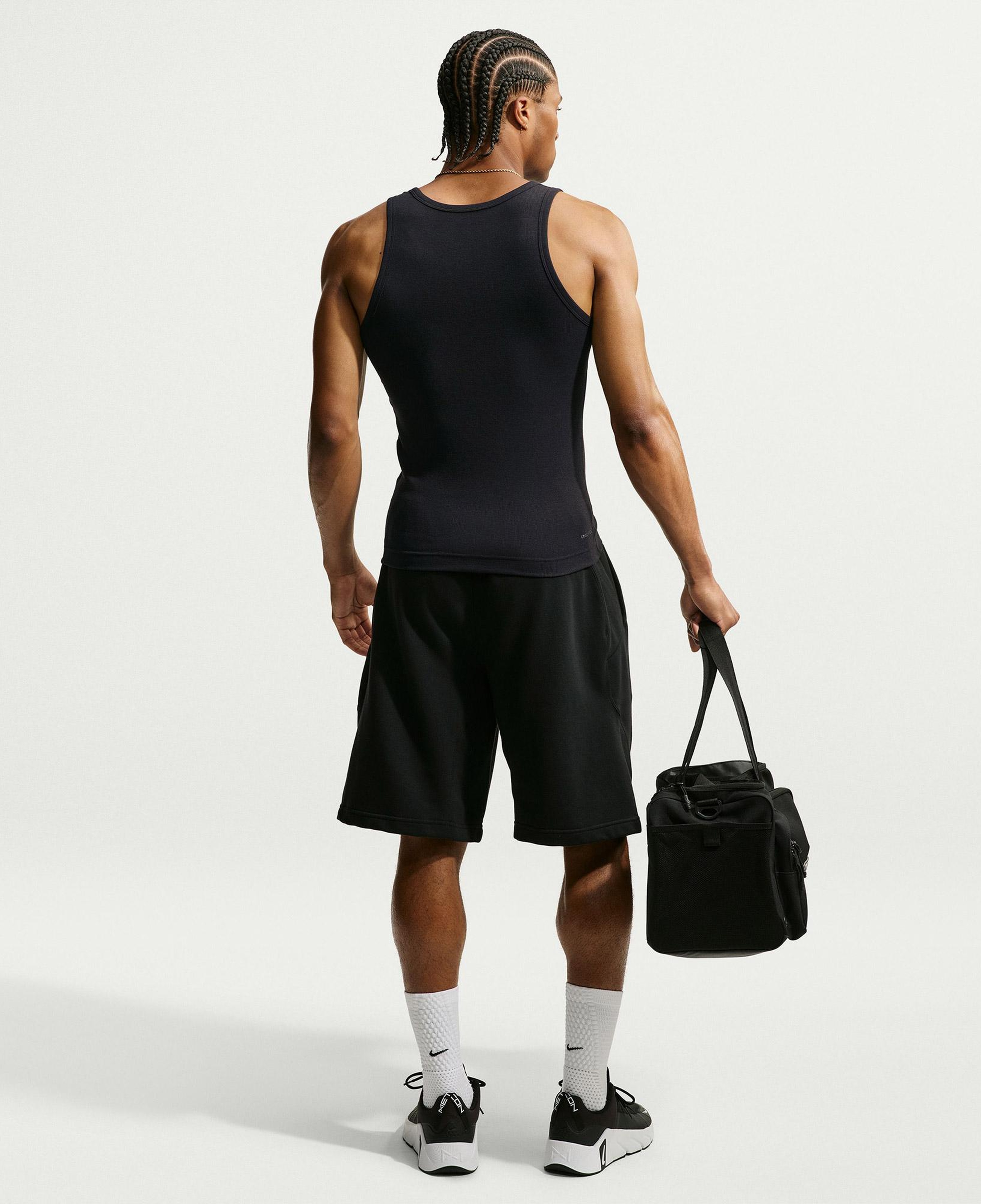 Nike Dri-Fit N.A.C. Erkek Siyah Kolsuz T-Shirt