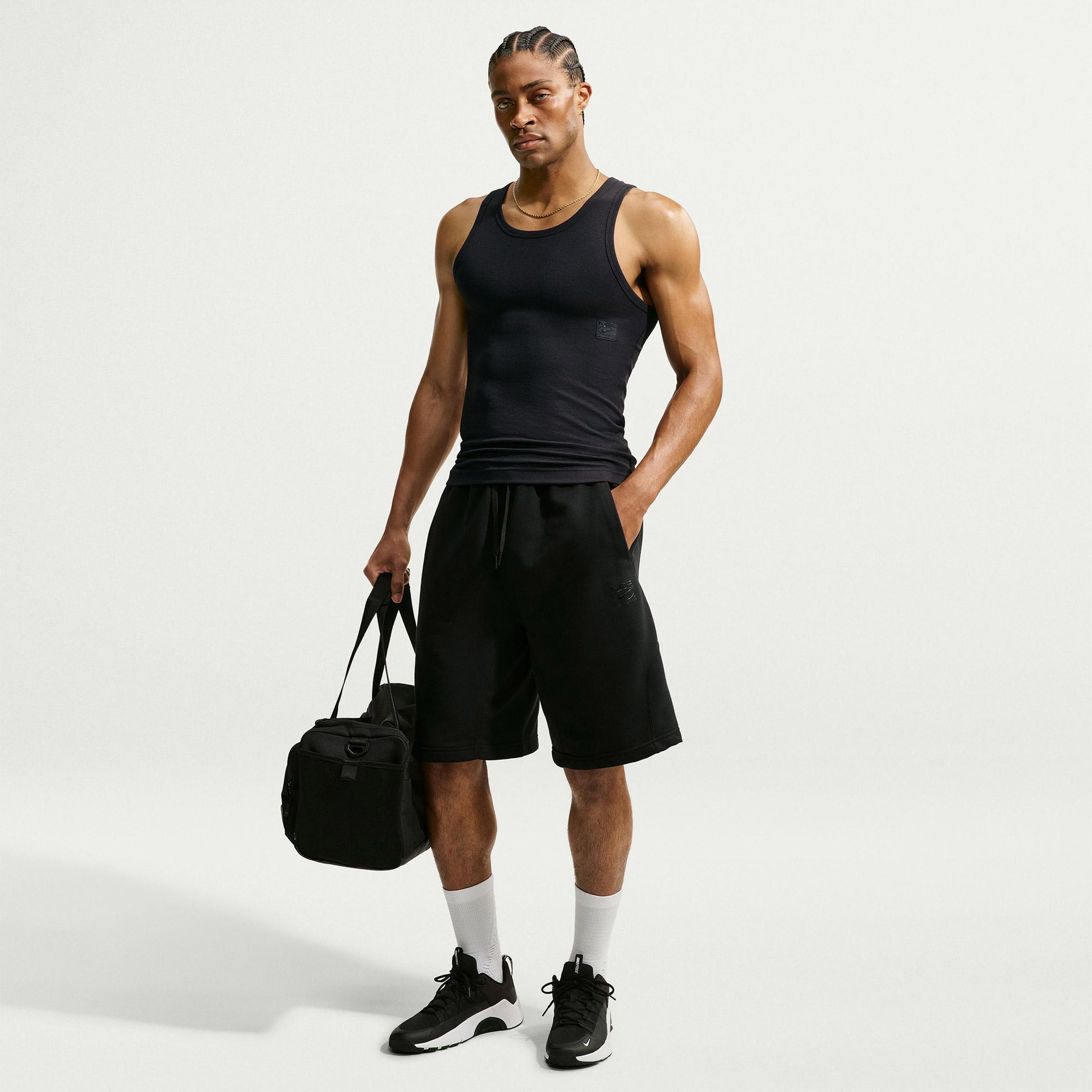 Nike Dri-Fit N.A.C. Erkek Siyah Kolsuz T-Shirt