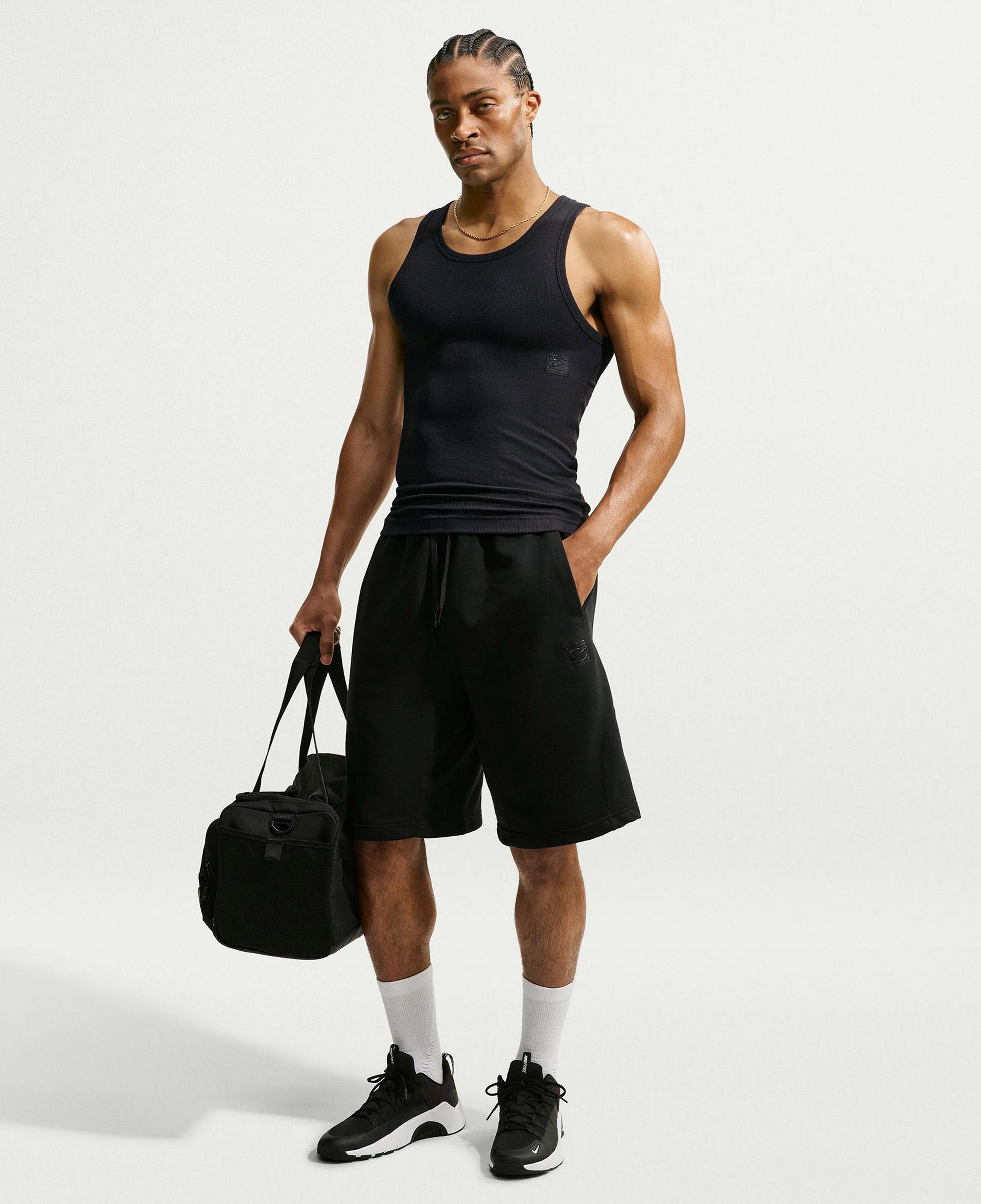 Nike Dri-Fit N.A.C. Erkek Siyah Kolsuz T-Shirt