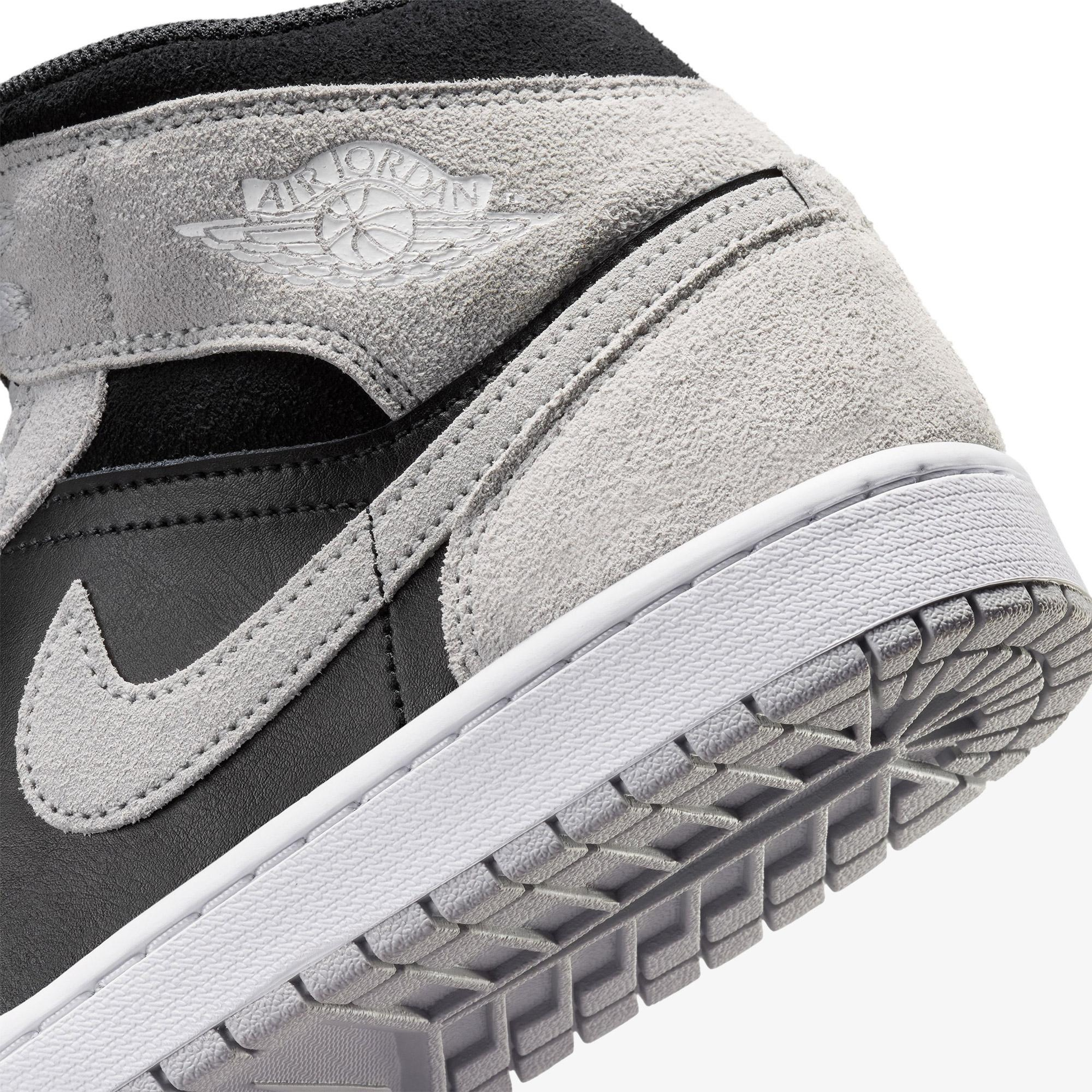 Jordan Air 1 Mid Erkek Gri Spor Ayakkabı