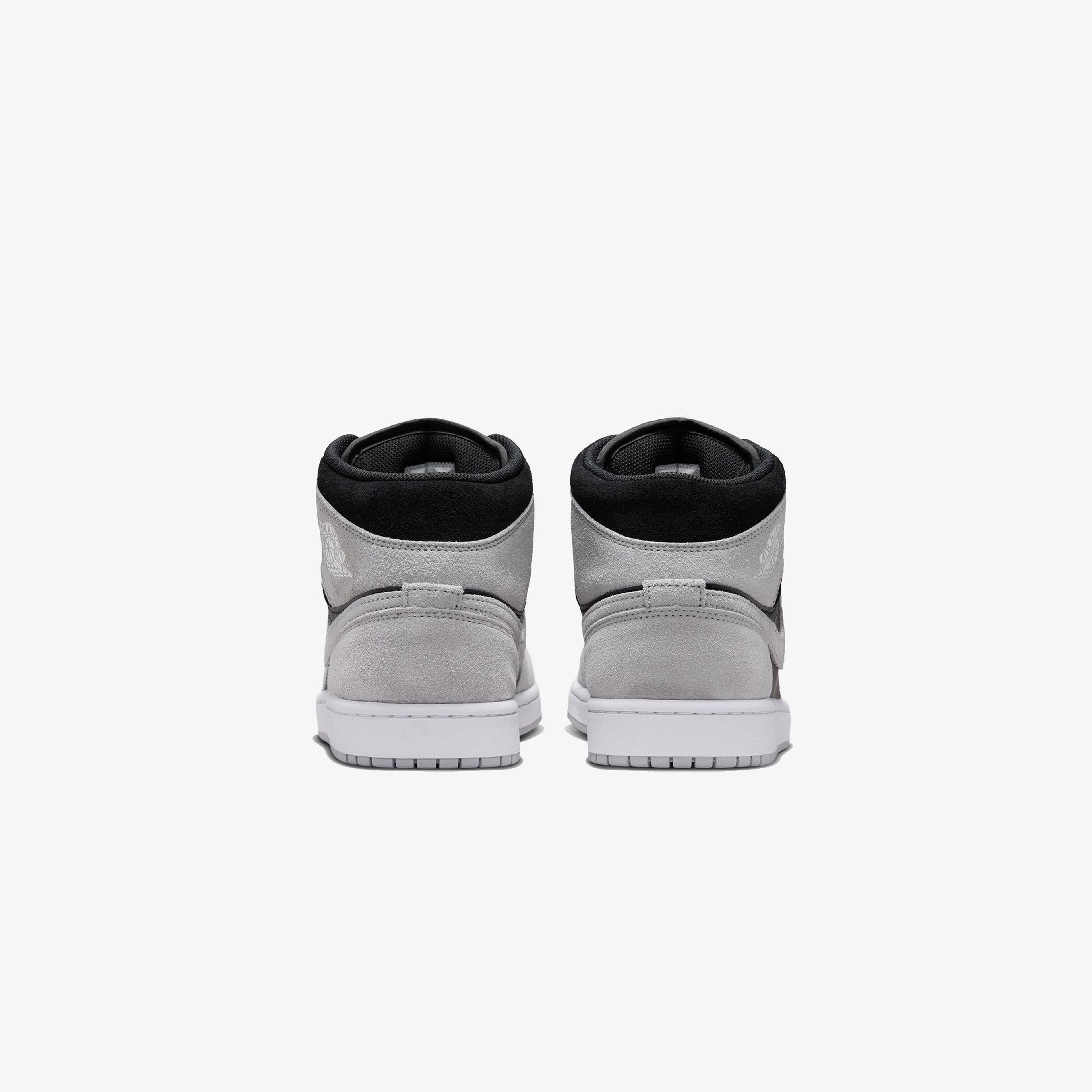 Jordan Air 1 Mid Erkek Gri Spor Ayakkabı