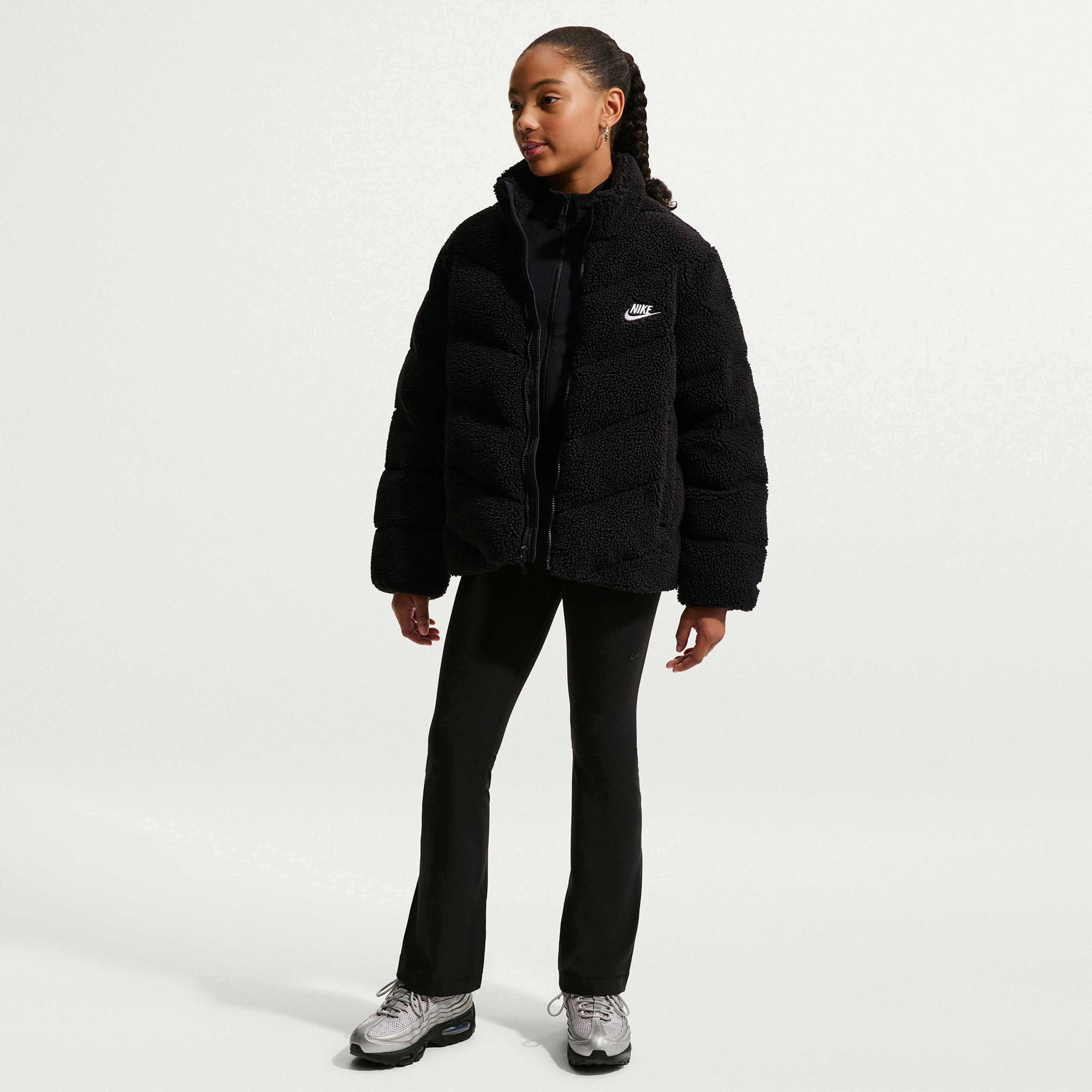 Nike Sportswear Therma-Fit Puffer Genç Çocuk Siyah Mont
