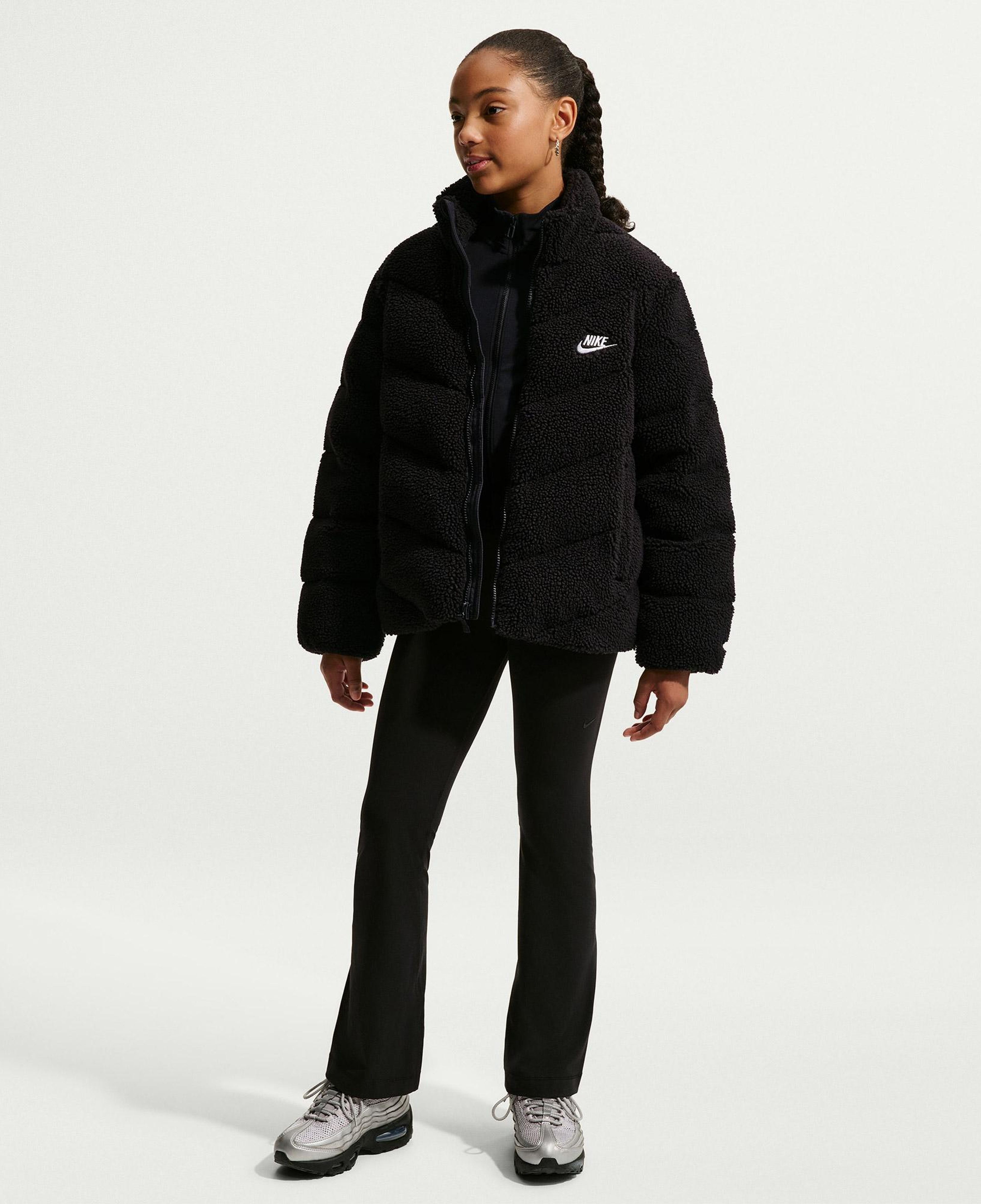 Nike Sportswear Therma-Fit Puffer Genç Çocuk Siyah Mont